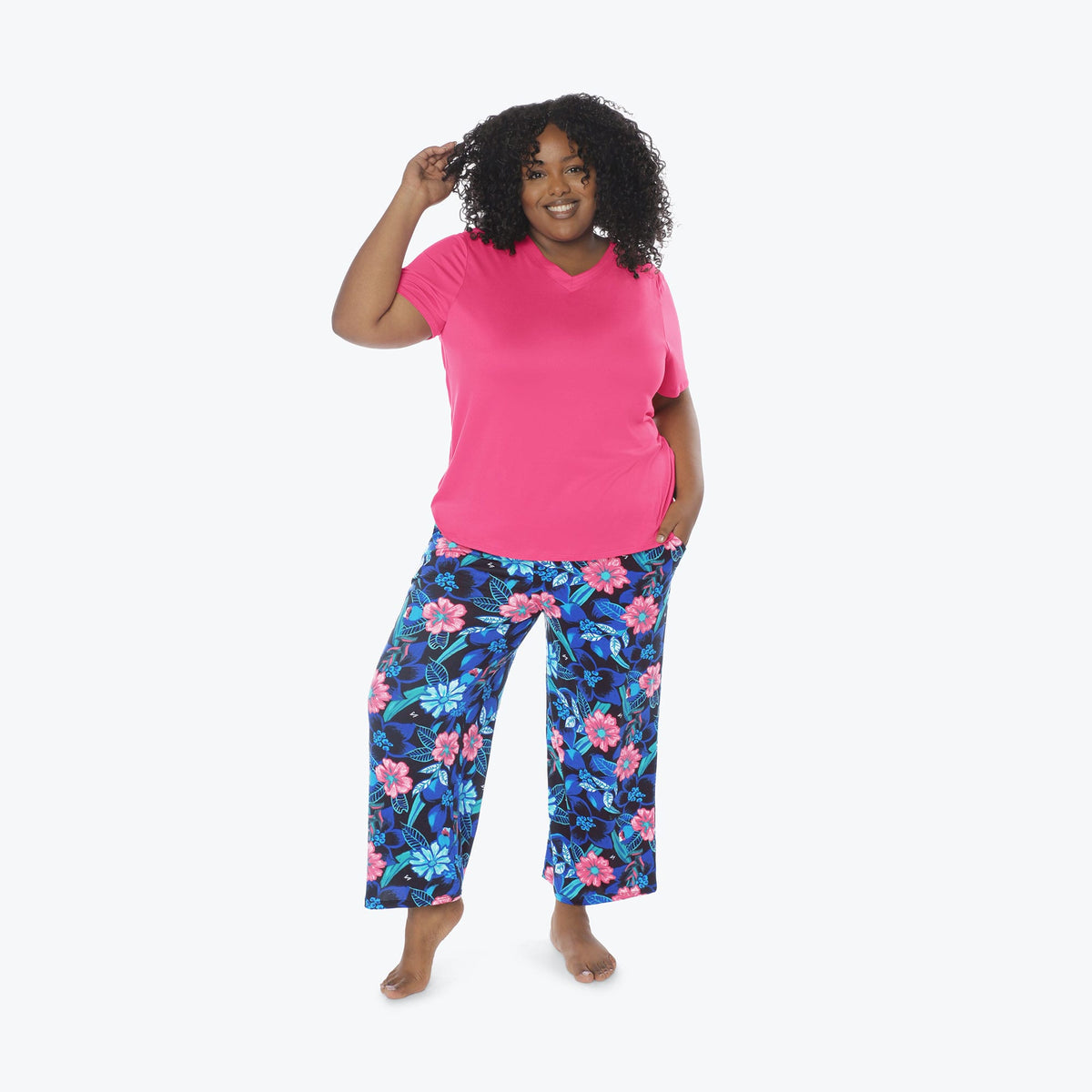 Boomerang Relaxed Tee &amp; Cropped Pants&amp;nbsp;Set