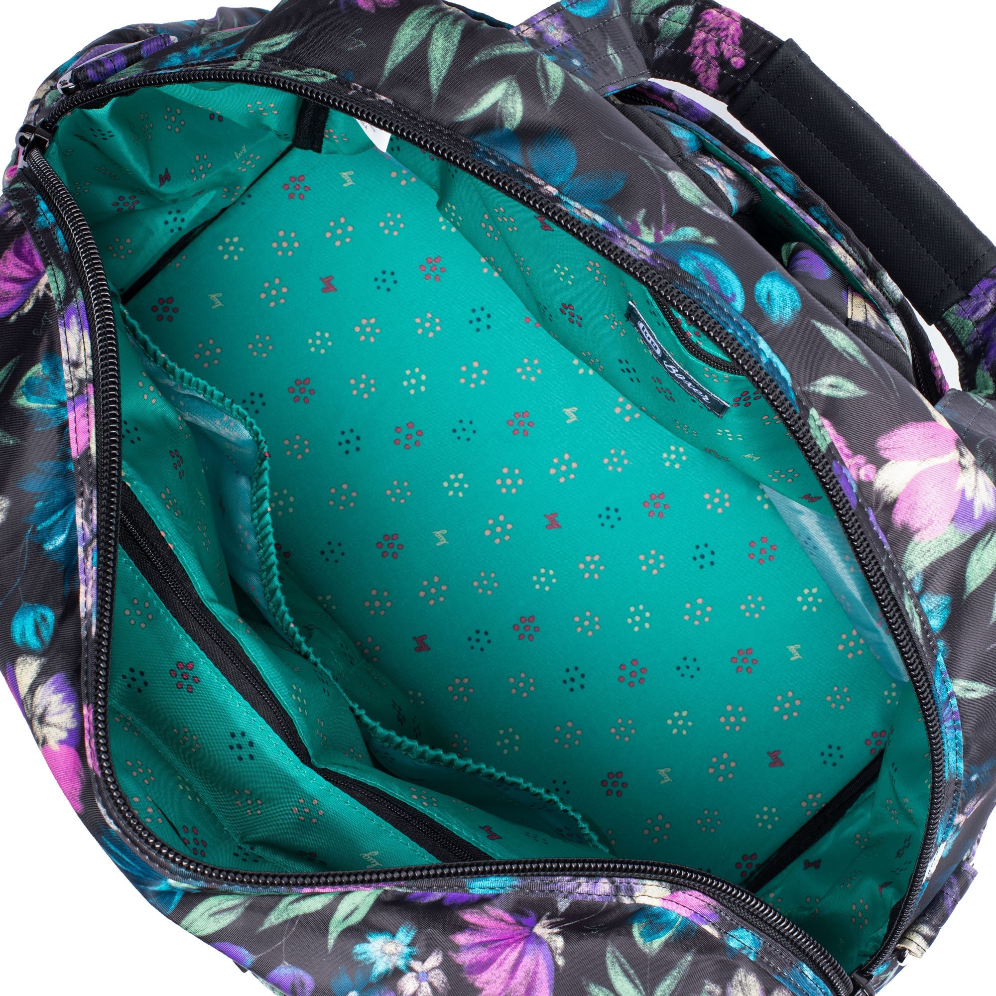 Boxer 2 Convertible Overnight Bag - ALOHA NAVY - Boxer2_BloomBlack_05