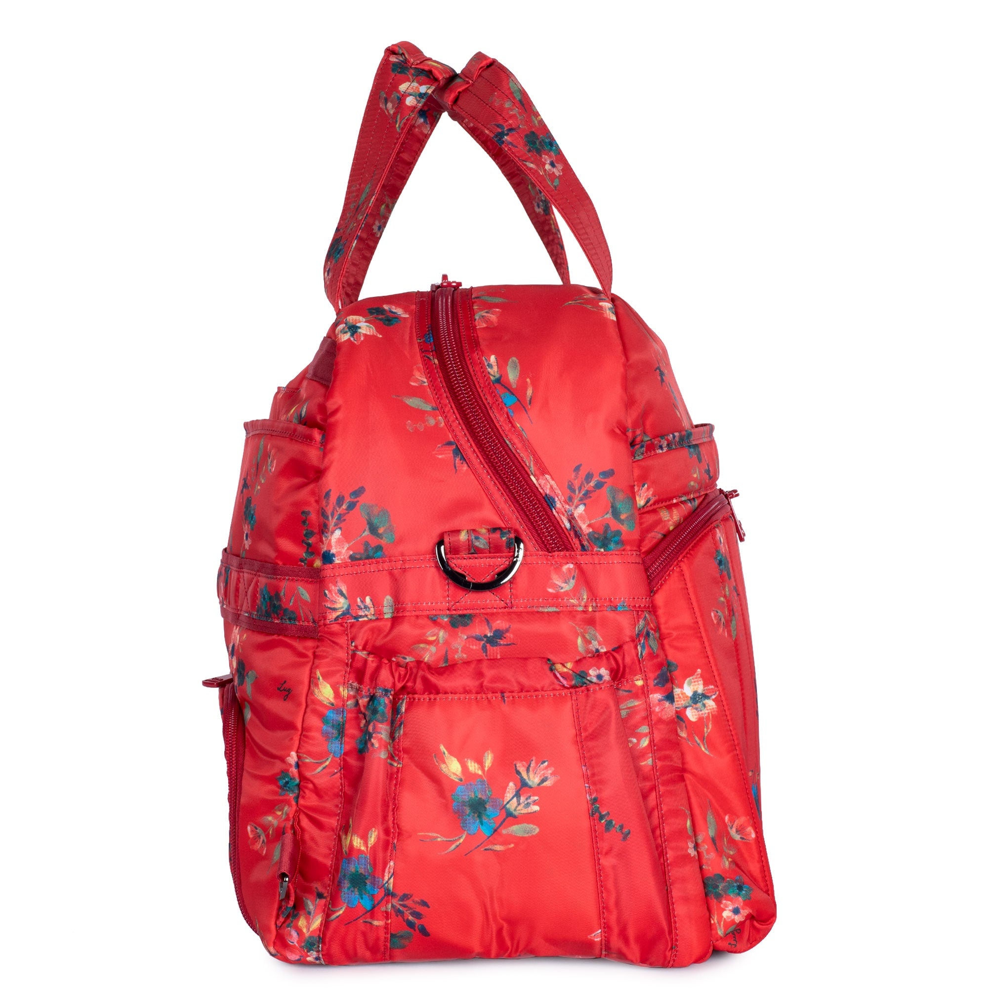 Boxer 2 Convertible Overnight Bag - ALOHA NAVY - Boxer2_BouquetRed_03