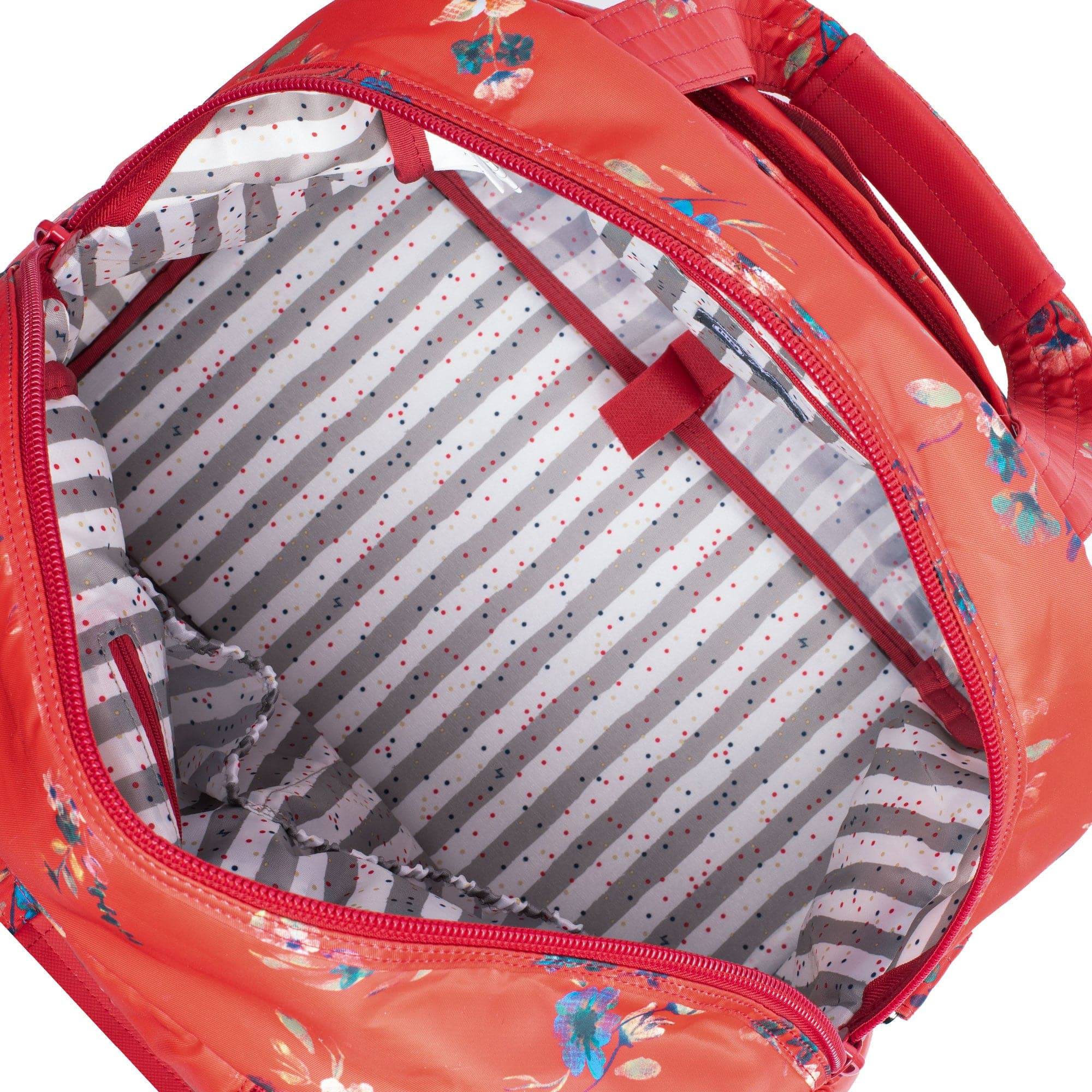 Boxer 2 Convertible Overnight Bag - ALOHA NAVY - Boxer2_BouquetRed_05