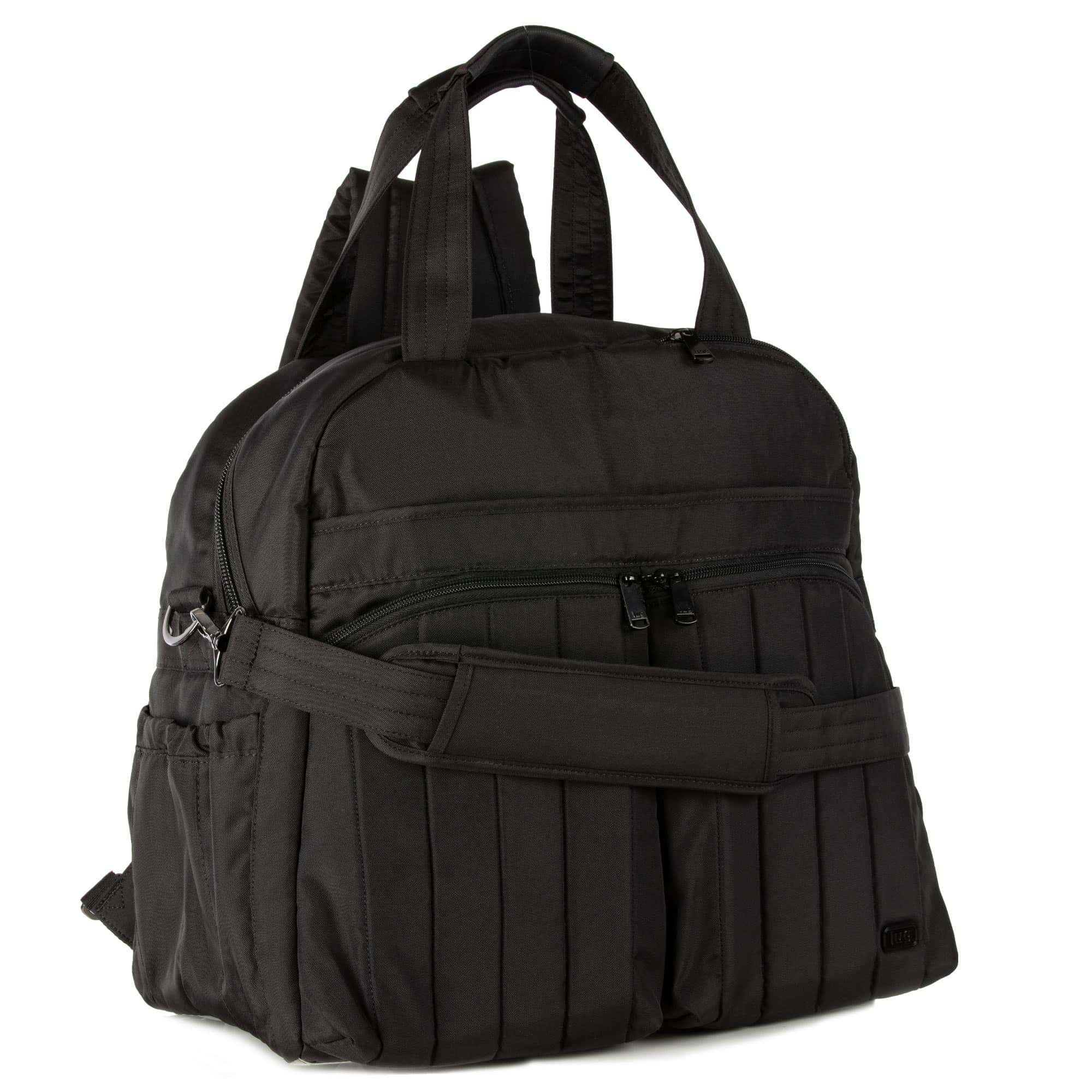 Boxer 2 Convertible Overnight Bag - BRUSHED BLACK - Boxer2_BrushedBlack_02