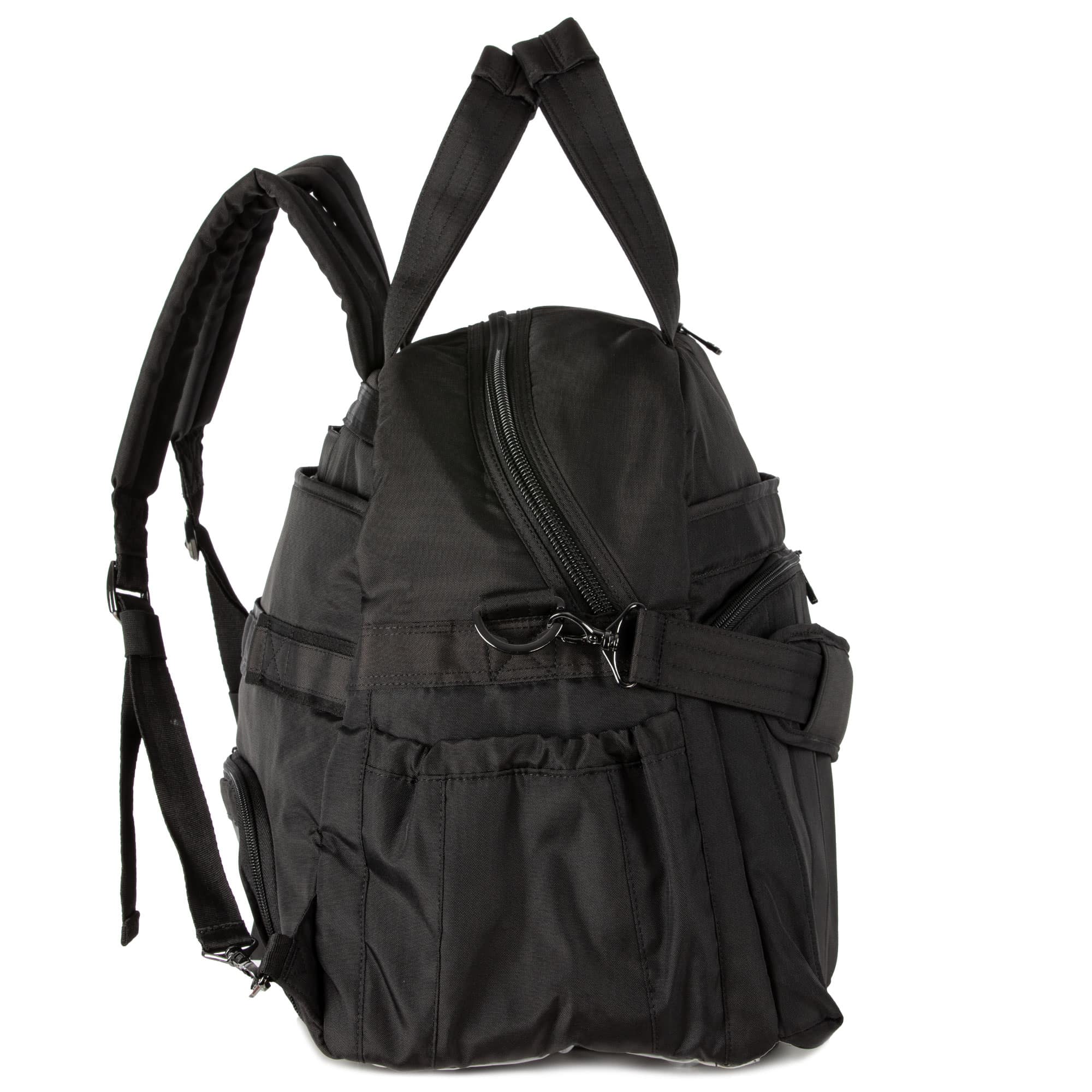 Boxer 2 Convertible Overnight Bag - BRUSHED BLACK - Boxer2_BrushedBlack_03