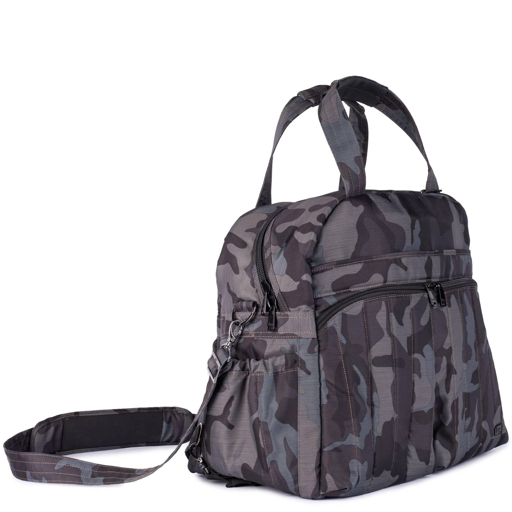 Boxer 2 Convertible Overnight Bag - BRUSHED CAMO BLACK - Boxer2_BrushedCamoBlack_02