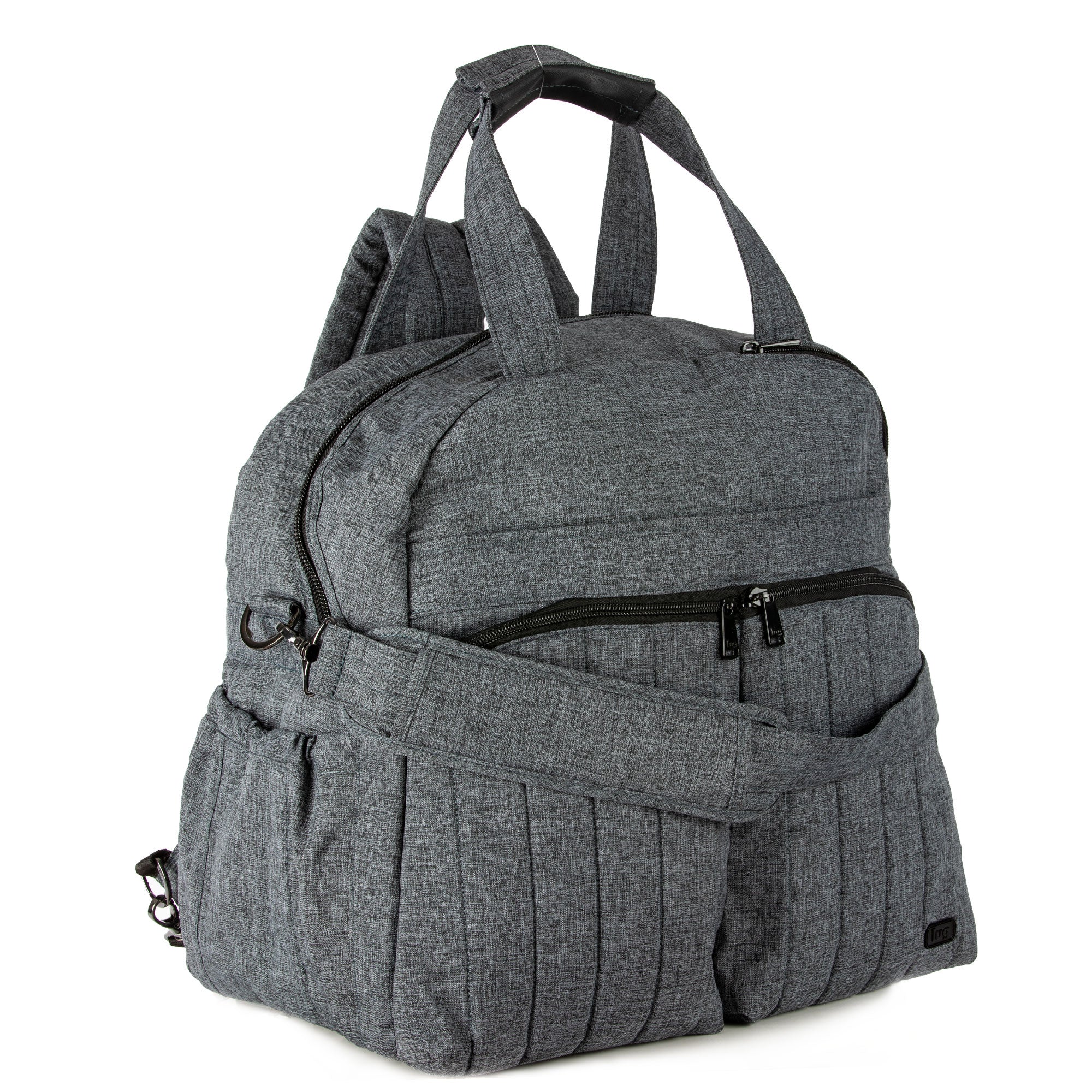 Boxer 2 Convertible Overnight Bag - HEATHER GREY - Boxer2_HeatherGrey_02_cfa91c6b-abd2-44b4-8b08-c995113f9377