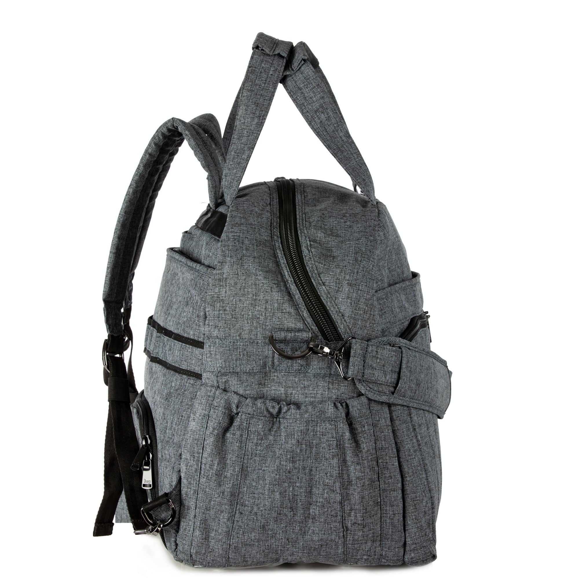 Boxer 2 Convertible Overnight Bag - HEATHER GREY - Boxer2_HeatherGrey_03
