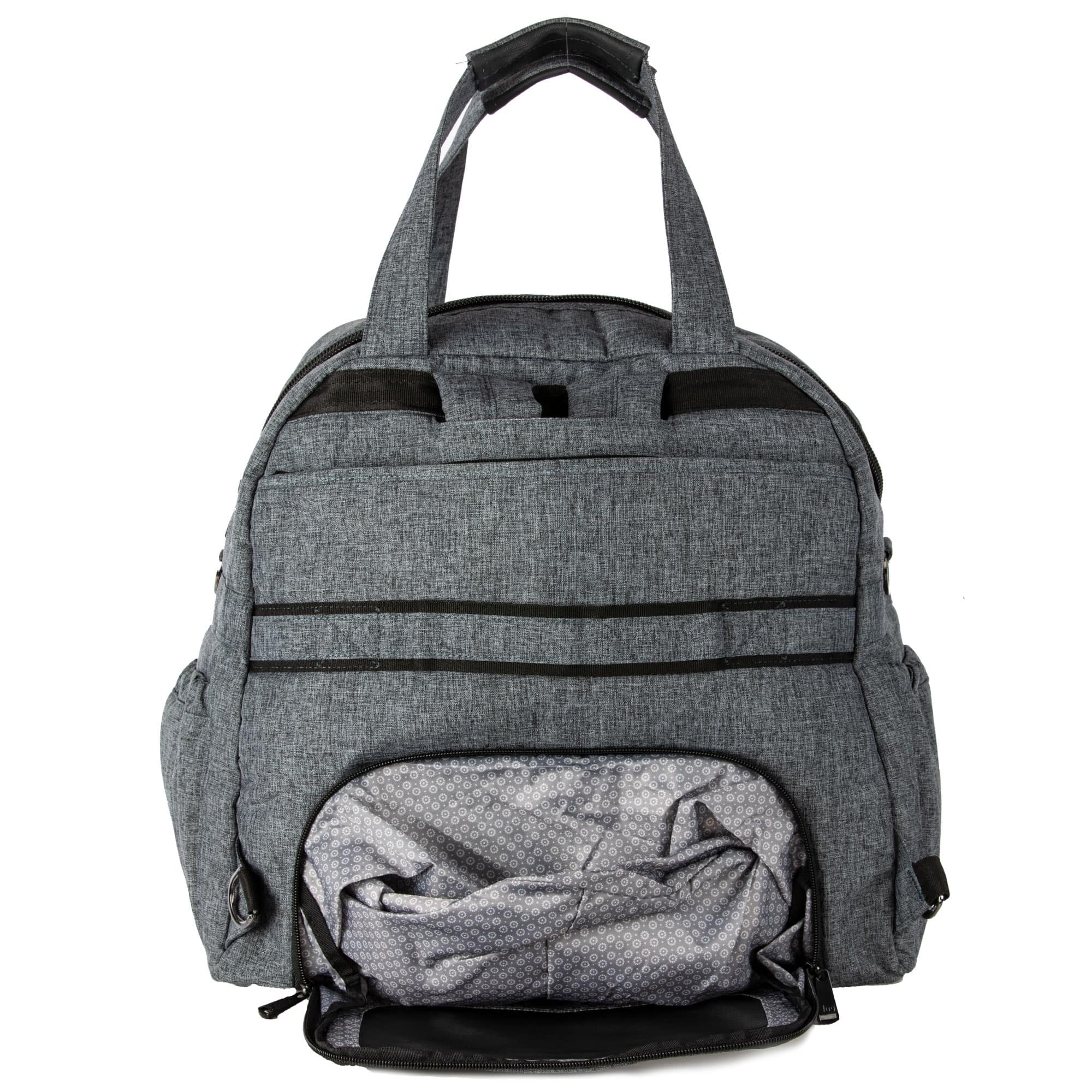Boxer 2 Convertible Overnight Bag - HEATHER GREY - Boxer2_HeatherGrey_06
