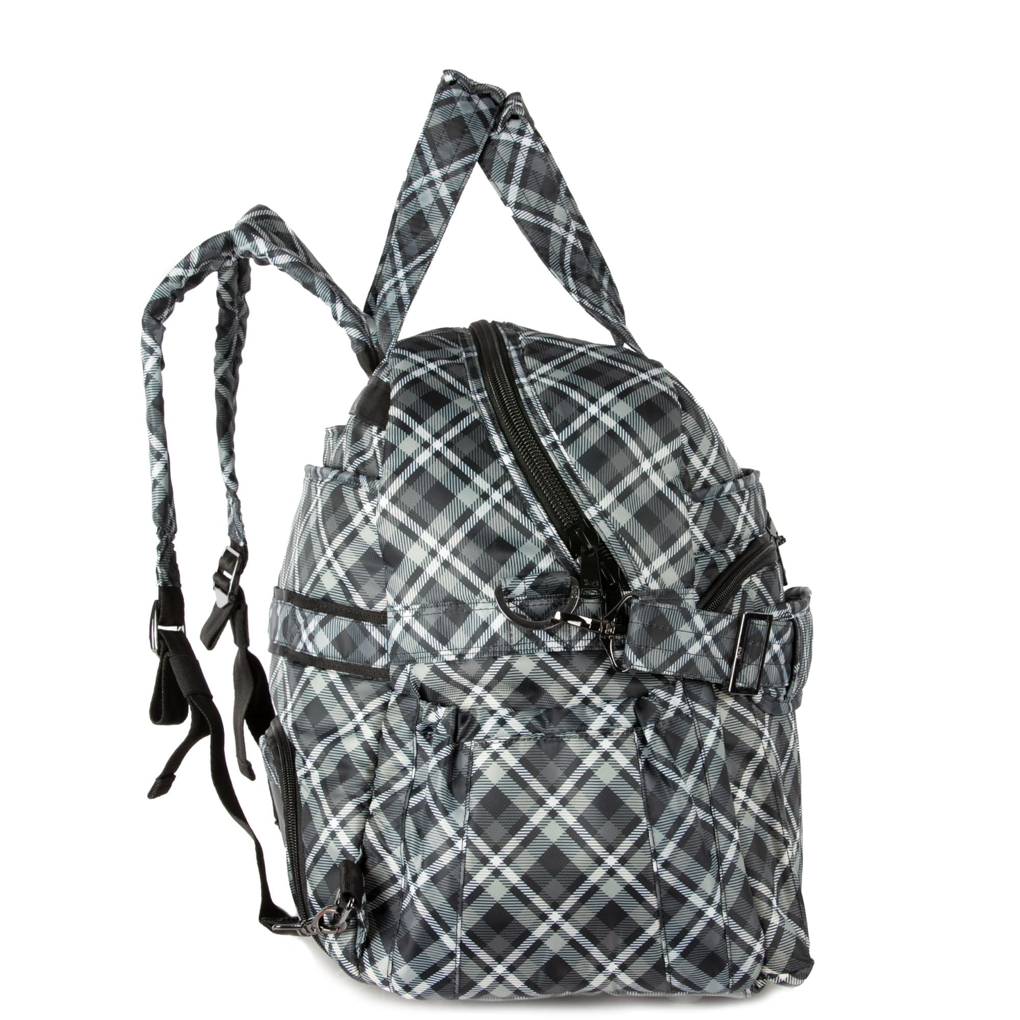 Boxer 2 Convertible Overnight Bag - PLAID GREY - Boxer2_PlaidGrey_03_5b1483fa-245b-4586-bb79-fa9b3a85f1d0