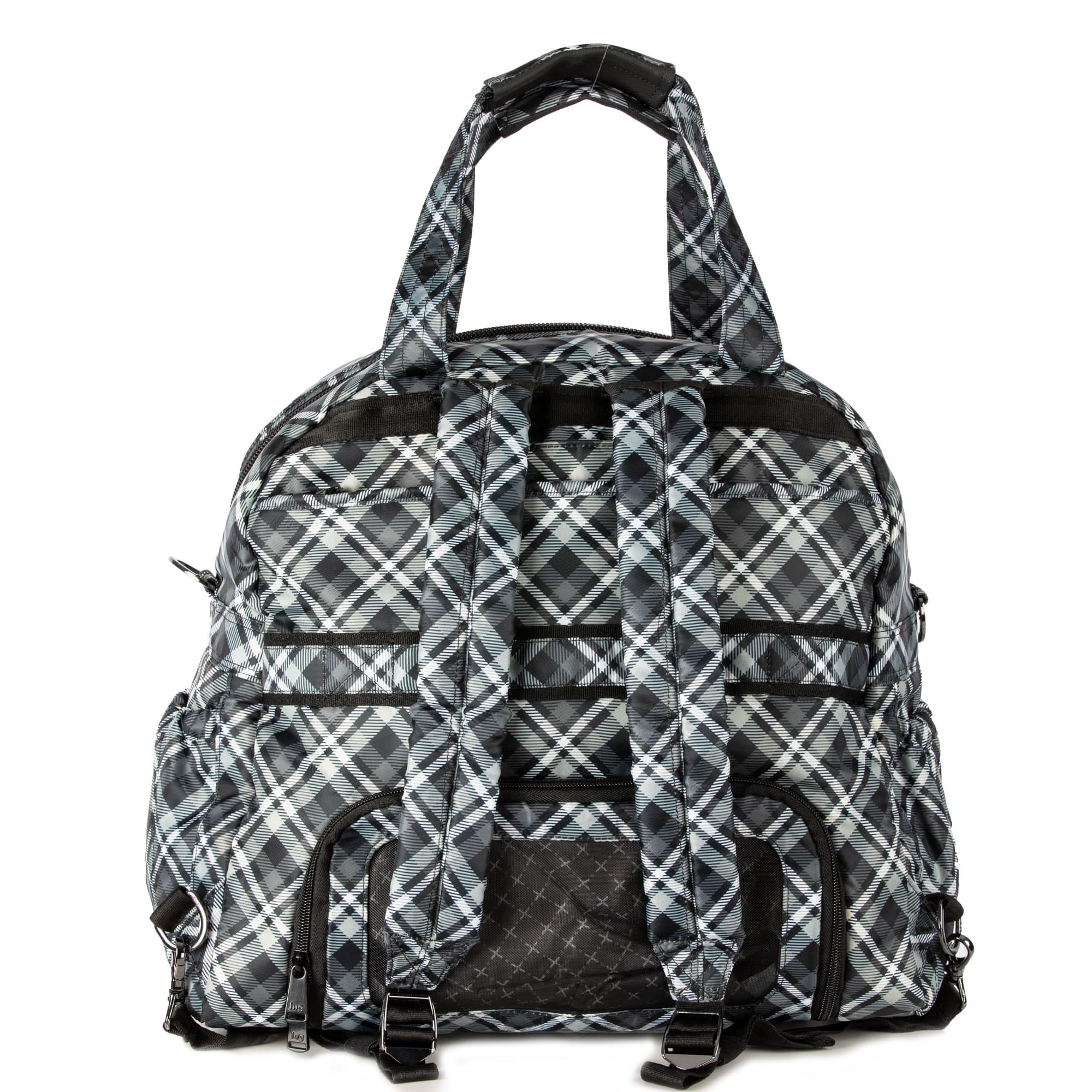 Boxer 2 Convertible Overnight Bag - PLAID GREY - Boxer2_PlaidGrey_04