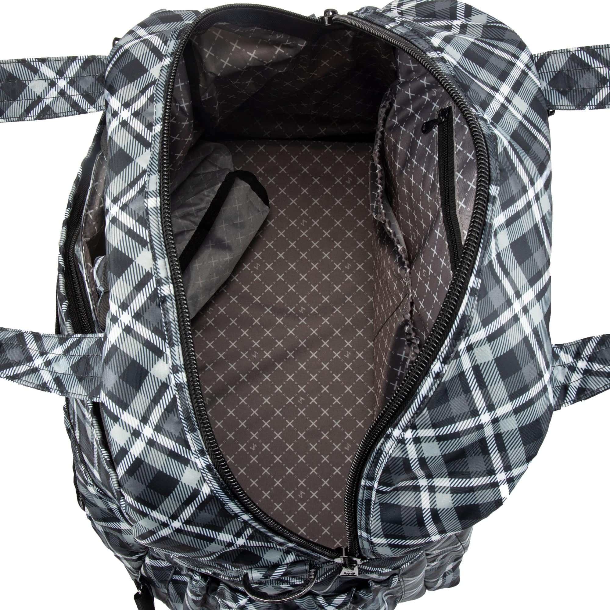 Boxer 2 Convertible Overnight Bag - PLAID GREY - Boxer2_PlaidGrey_05_96b35f85-1d8a-45a5-afb1-415fd031f912