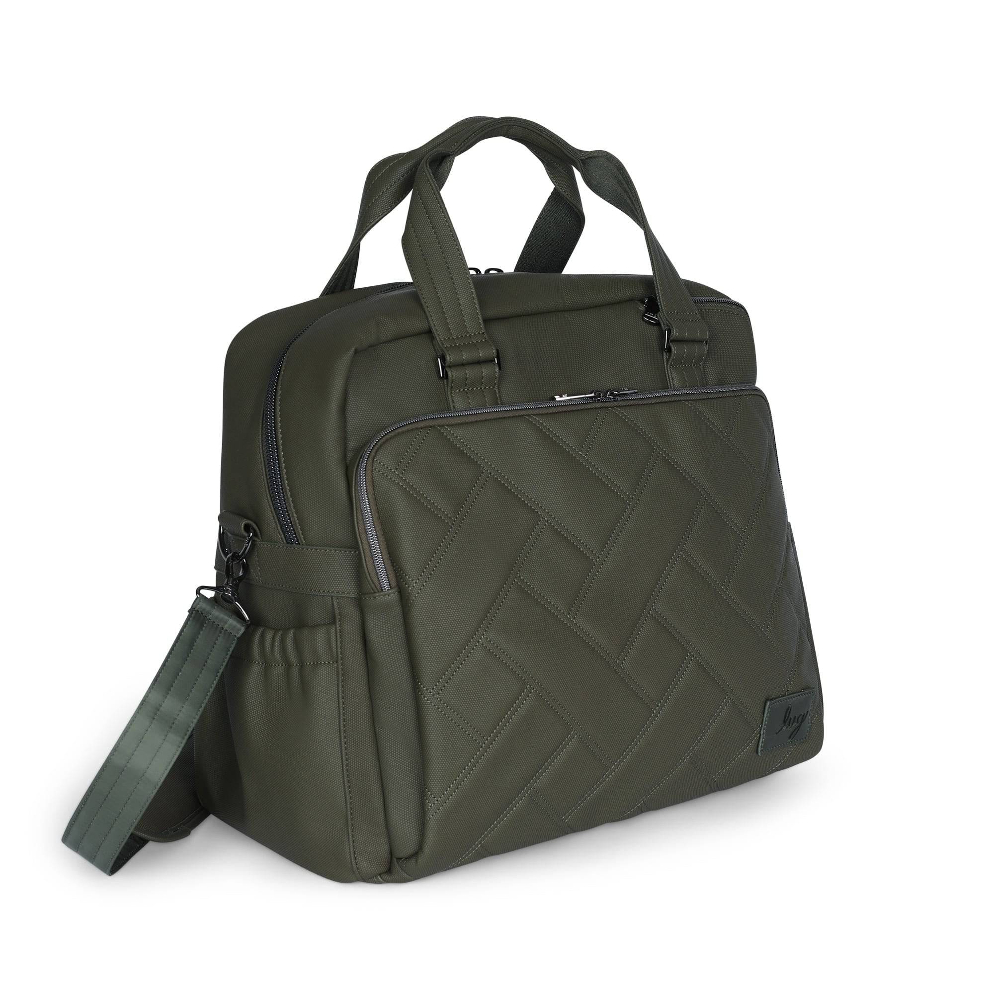 Boxer Matte Luxe VL Overnight Bag - OLIVE - BoxerMatteLuxeVL_MatteVL_OliveGreen_02