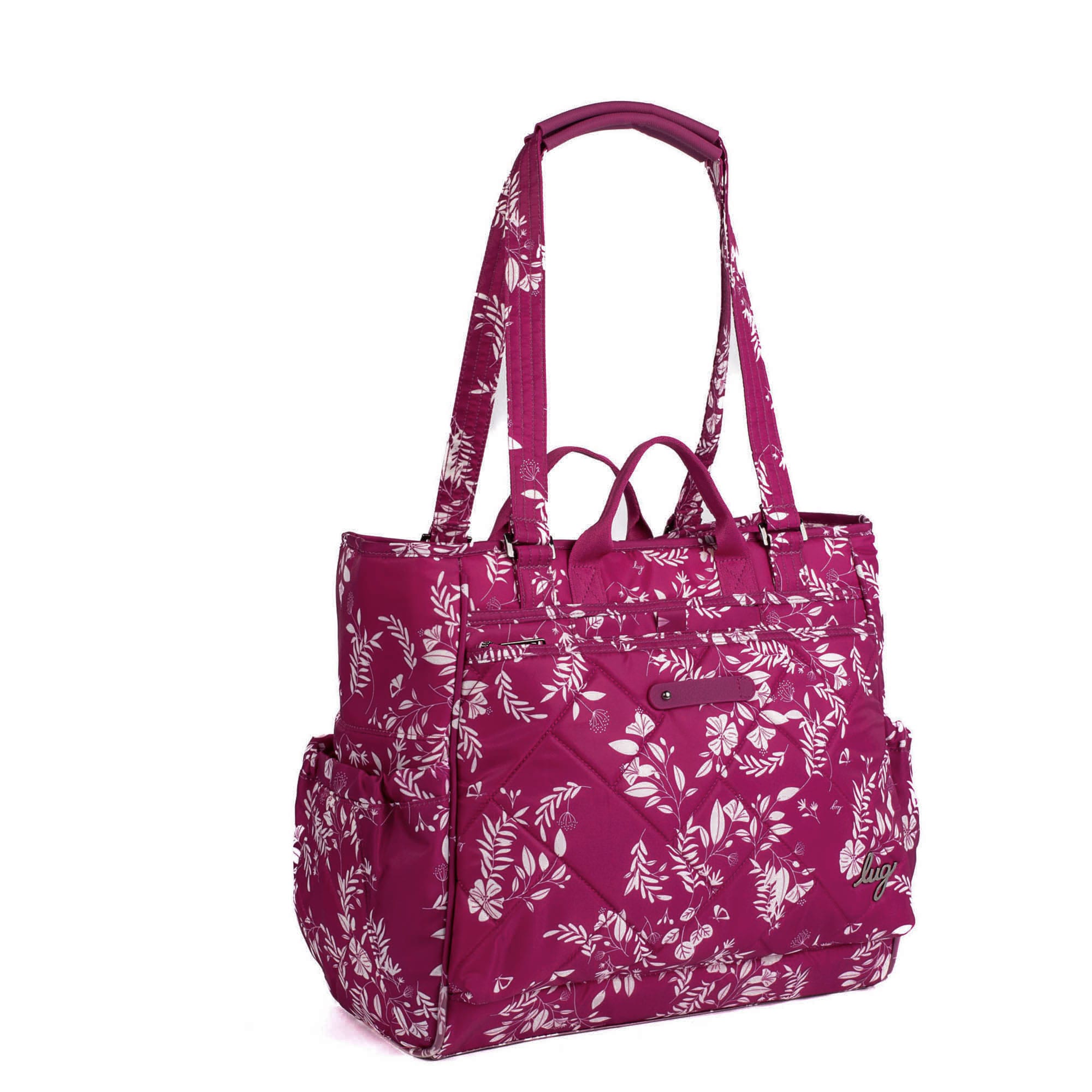 Cabby SE Tote Bag - FLOURISH BERRY - CabbySE_FlourishBerry_02_5e926e11-d387-4508-a270-a72d2f071e15