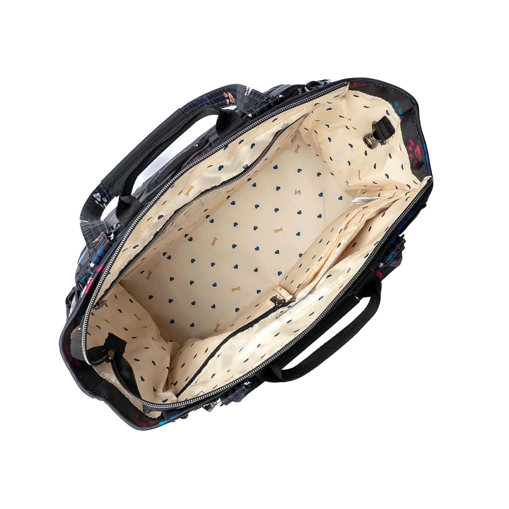 Cabby SE Tote Bag - PAWS BLACK - CabbySE_PawsBlack_05