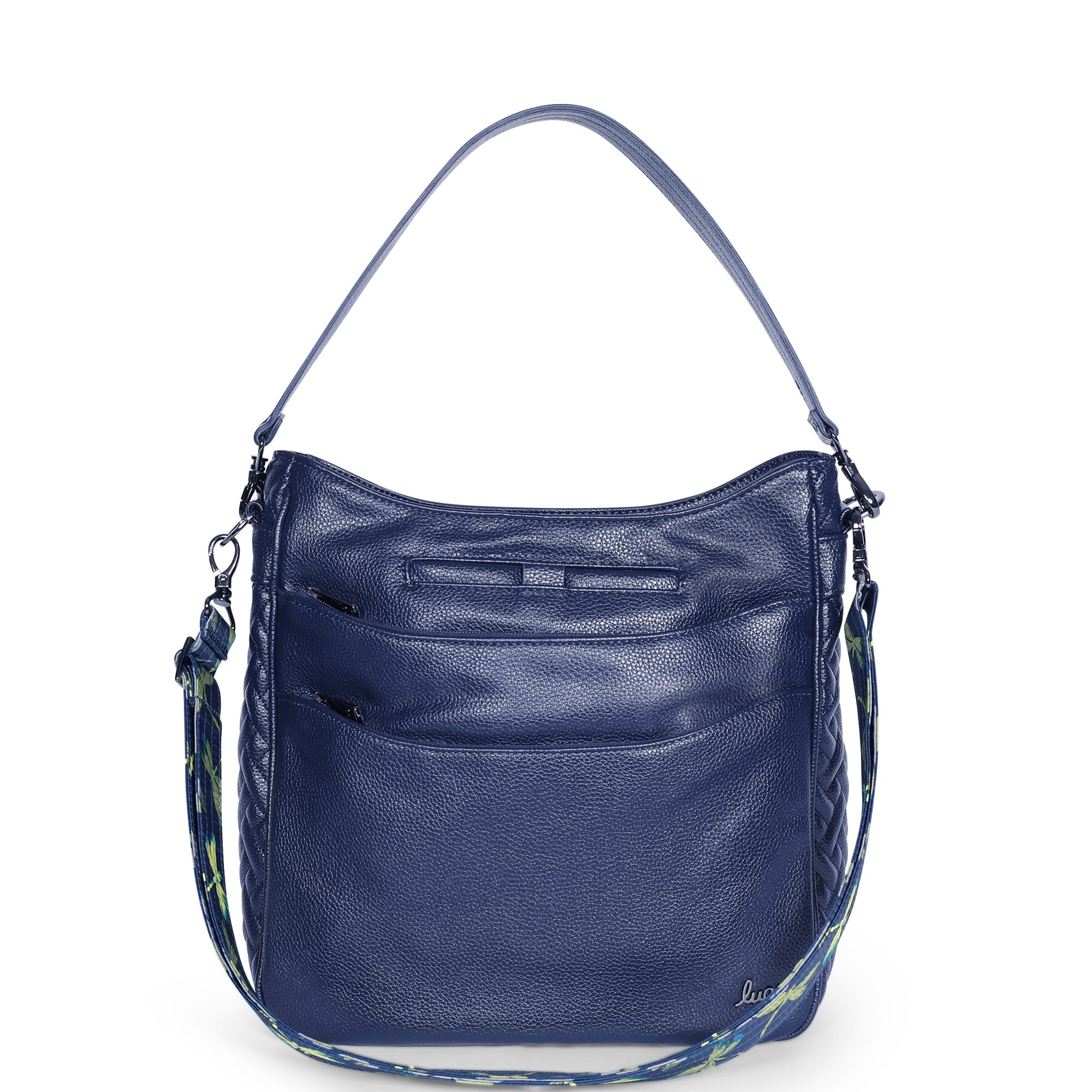 Cable Car Classic VL Crossbody Bag - NAVY DRAGONFLY NAVY STRAP - CableCarVL_NavyBlue_01_02
