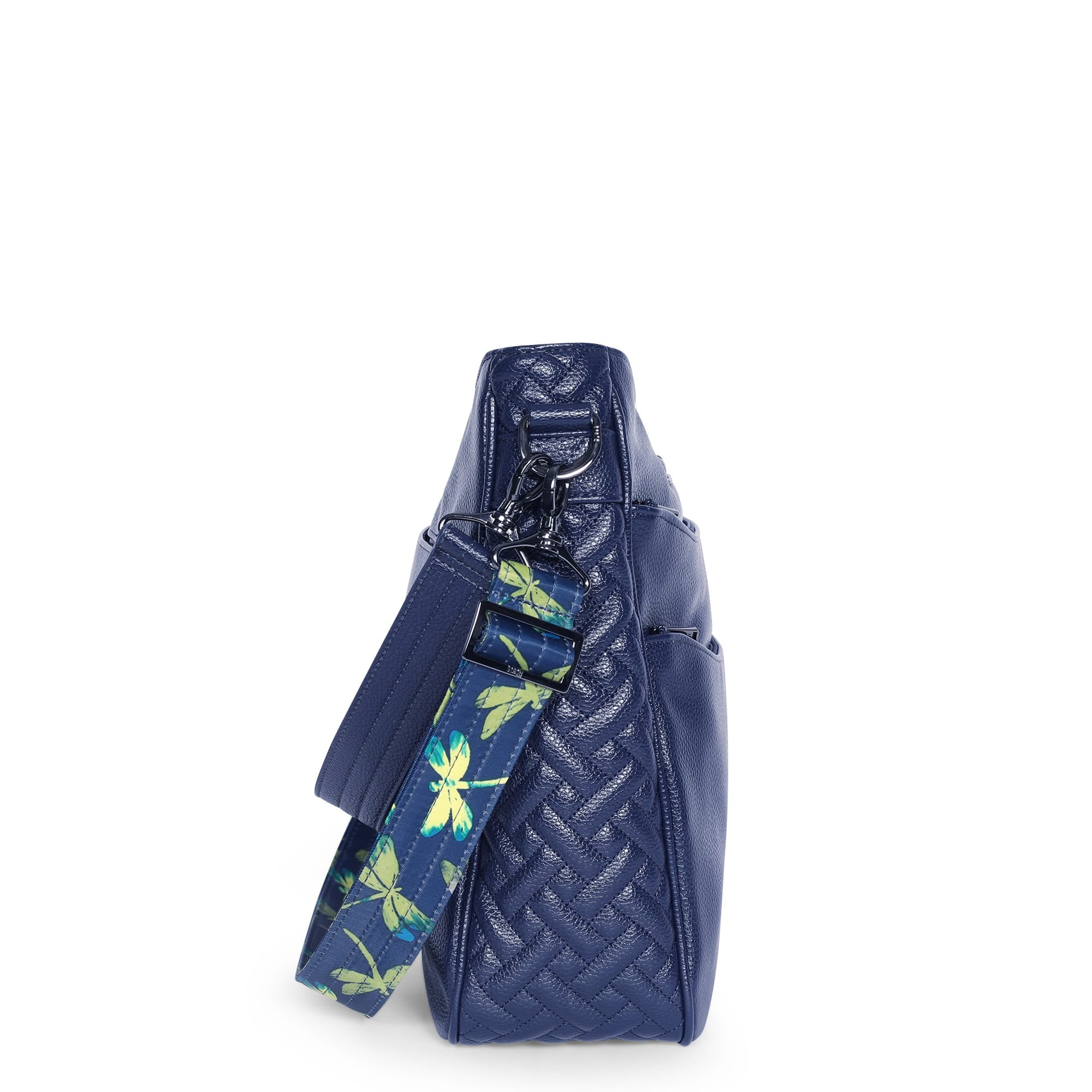 Cable Car Classic VL Crossbody Bag - NAVY DRAGONFLY NAVY STRAP - CableCarVL_NavyBlue_03