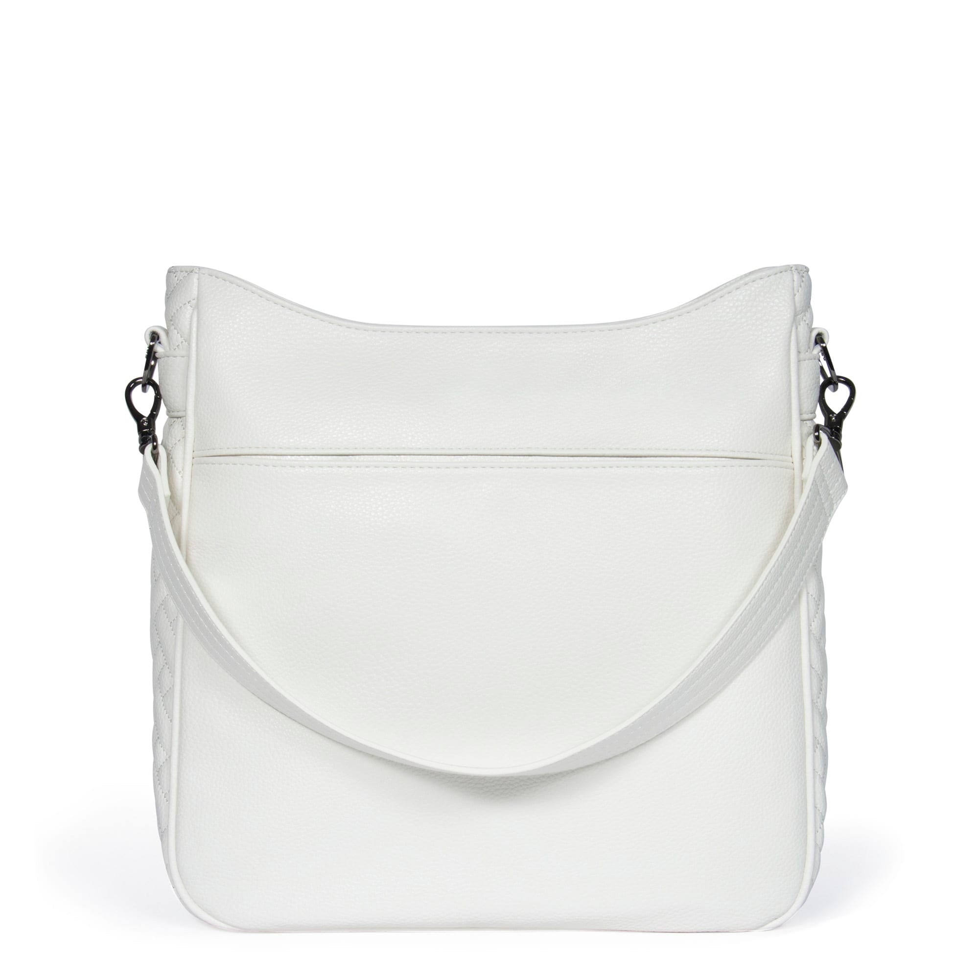 Cable Car Classic VL Crossbody Bag - WHITE LILY GREY STRAP - CableCarVL_White_lilyGreyStrap__04