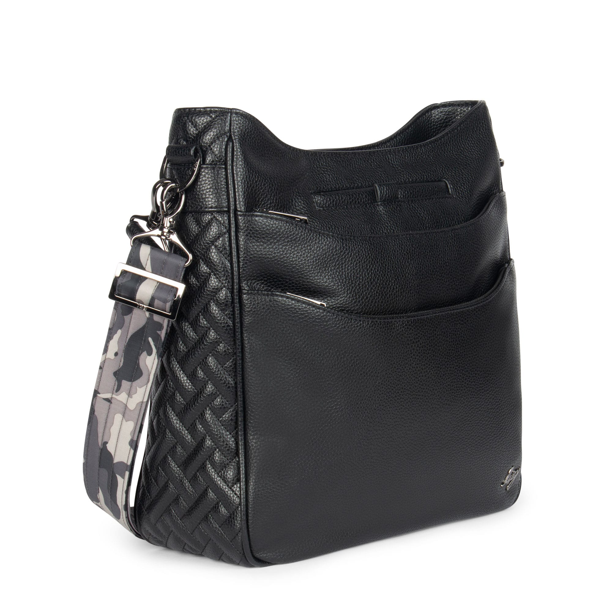Cable Car Classic VL Crossbody Bag - BLACK CAMO MIDNIGHT STRAP - CablecarVL_Black_CamoMidnightStrap__02