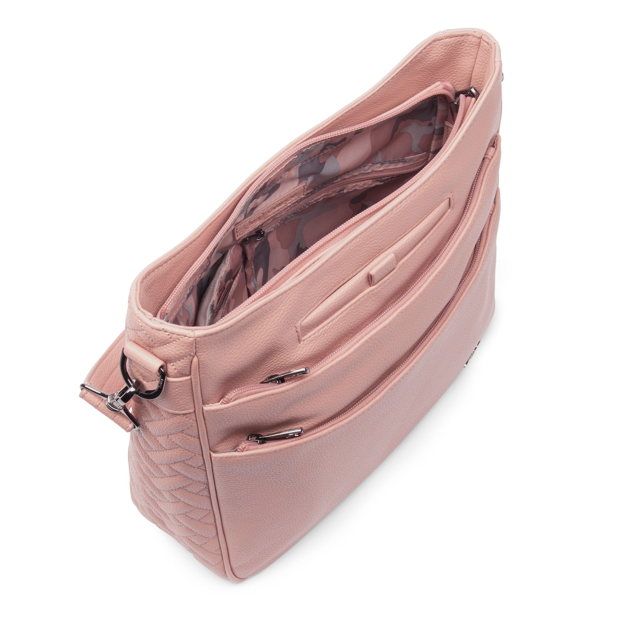 Cable Car Classic VL Crossbody Bag - BLUSH PINK CAMO ROSE STRAP - CablecarVL_BlushedPink_CamoRoseStrap__05