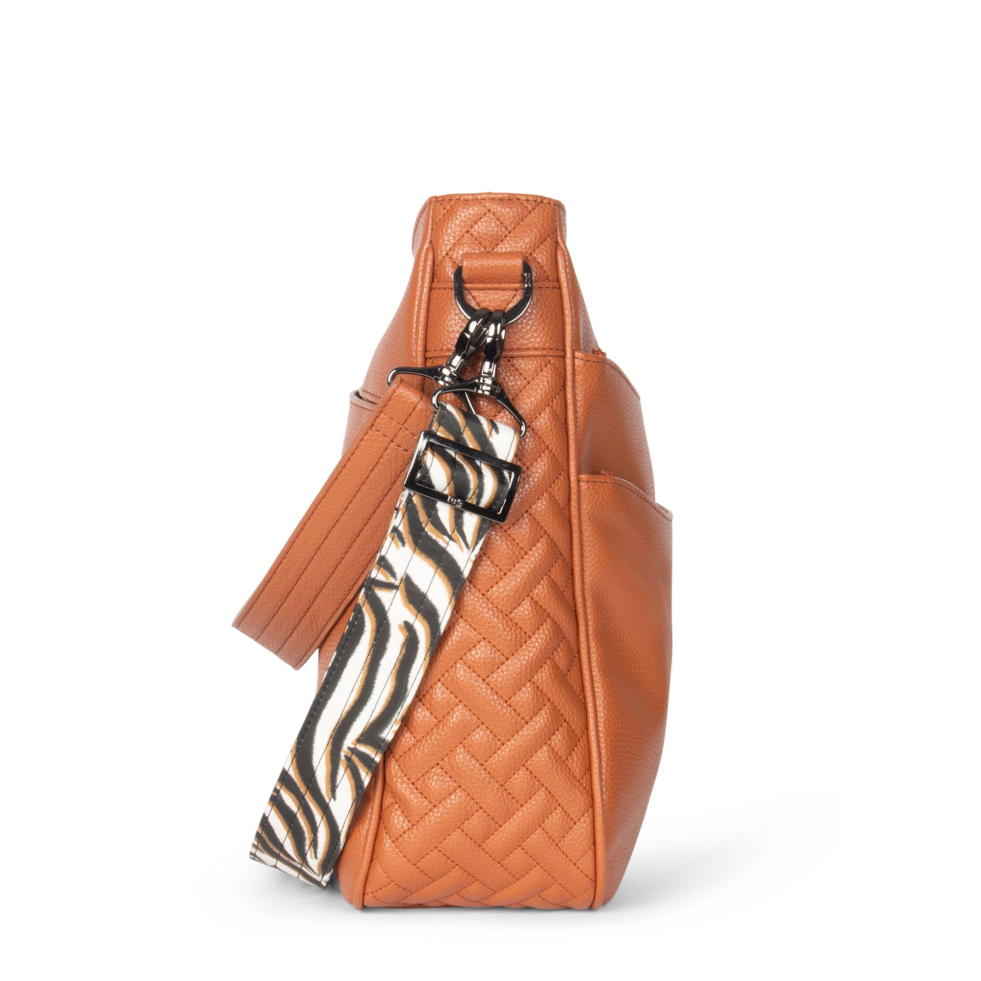 Cable Car Classic VL Crossbody Bag - COPPER BROWN ZEBRA SAND STRAP - CablecarVL_CopperBrown_ZebraSandStrap__03
