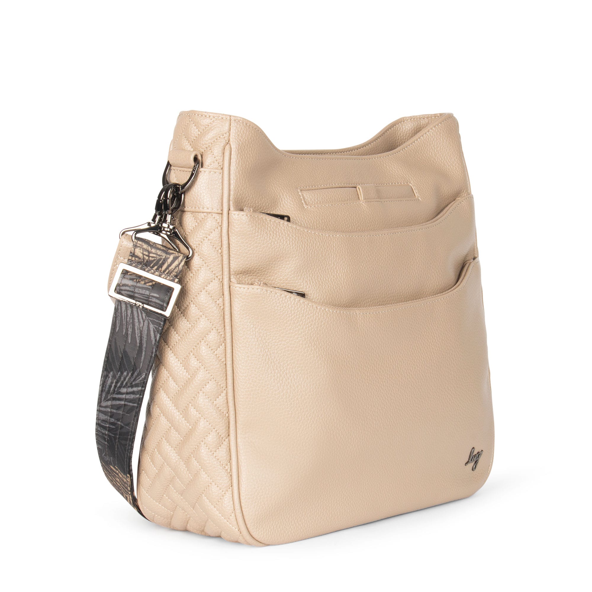 Cable Car Classic VL Crossbody Bag - SAND TROPICAL FOG STRAP - CablecarVL_Sand_TropicalGreyStrap__02