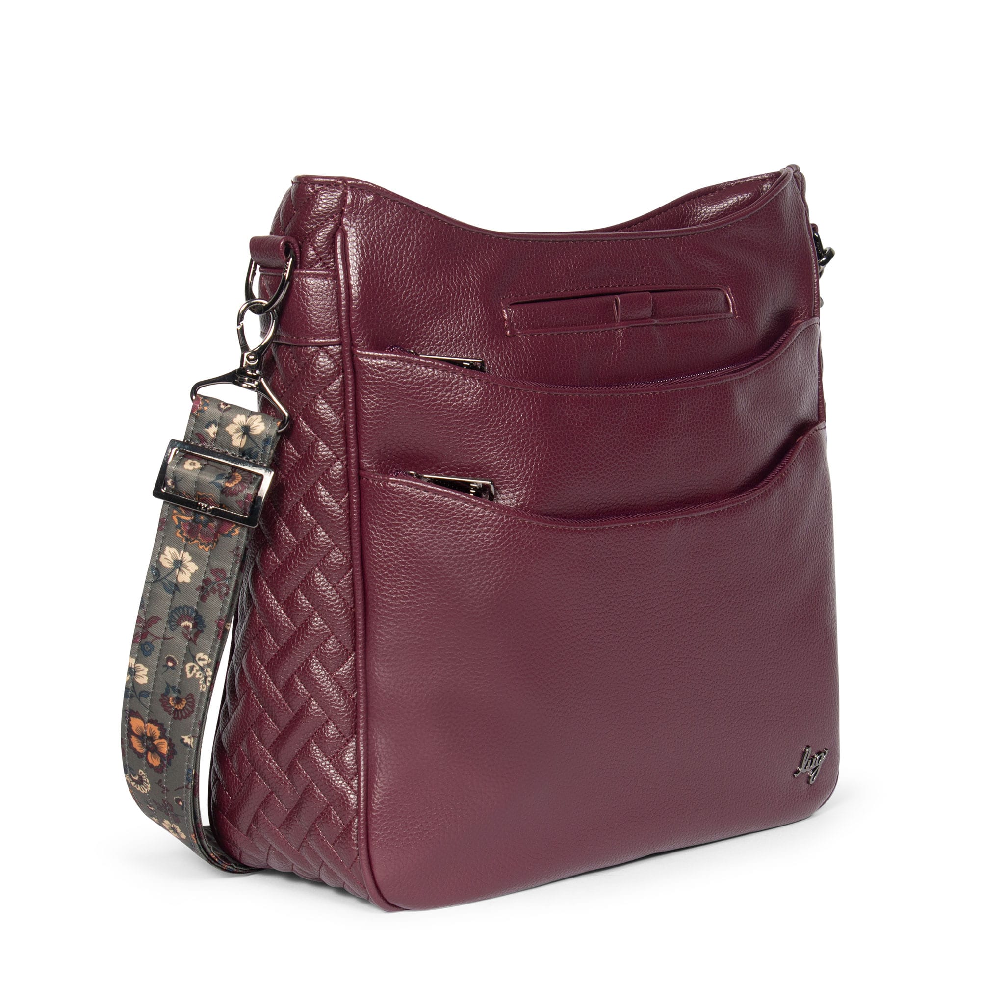 Cable Car Classic VL Crossbody Bag - WINE - CablecarVL_WineRed_02