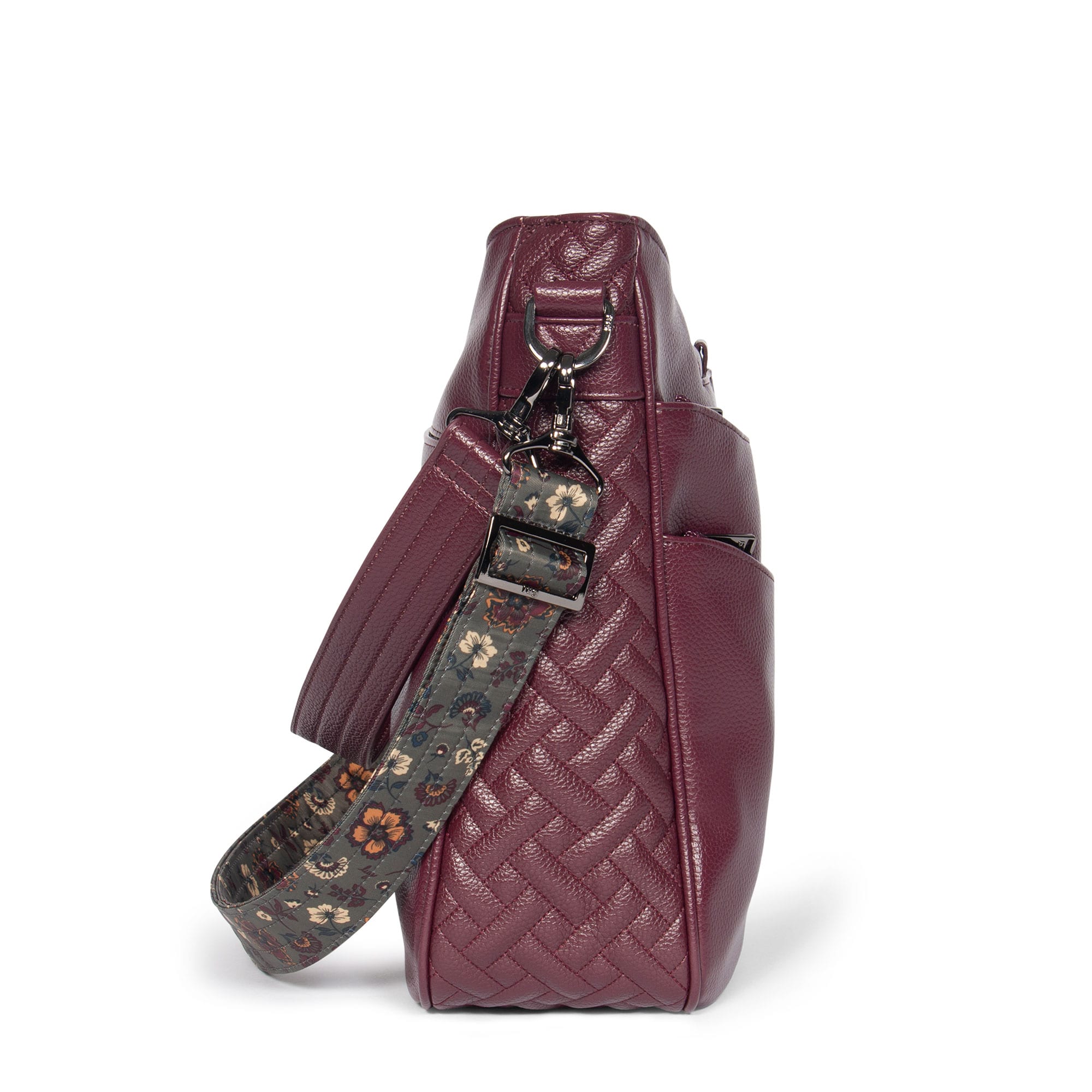 Cable Car Classic VL Crossbody Bag - WINE - CablecarVL_WineRed_03