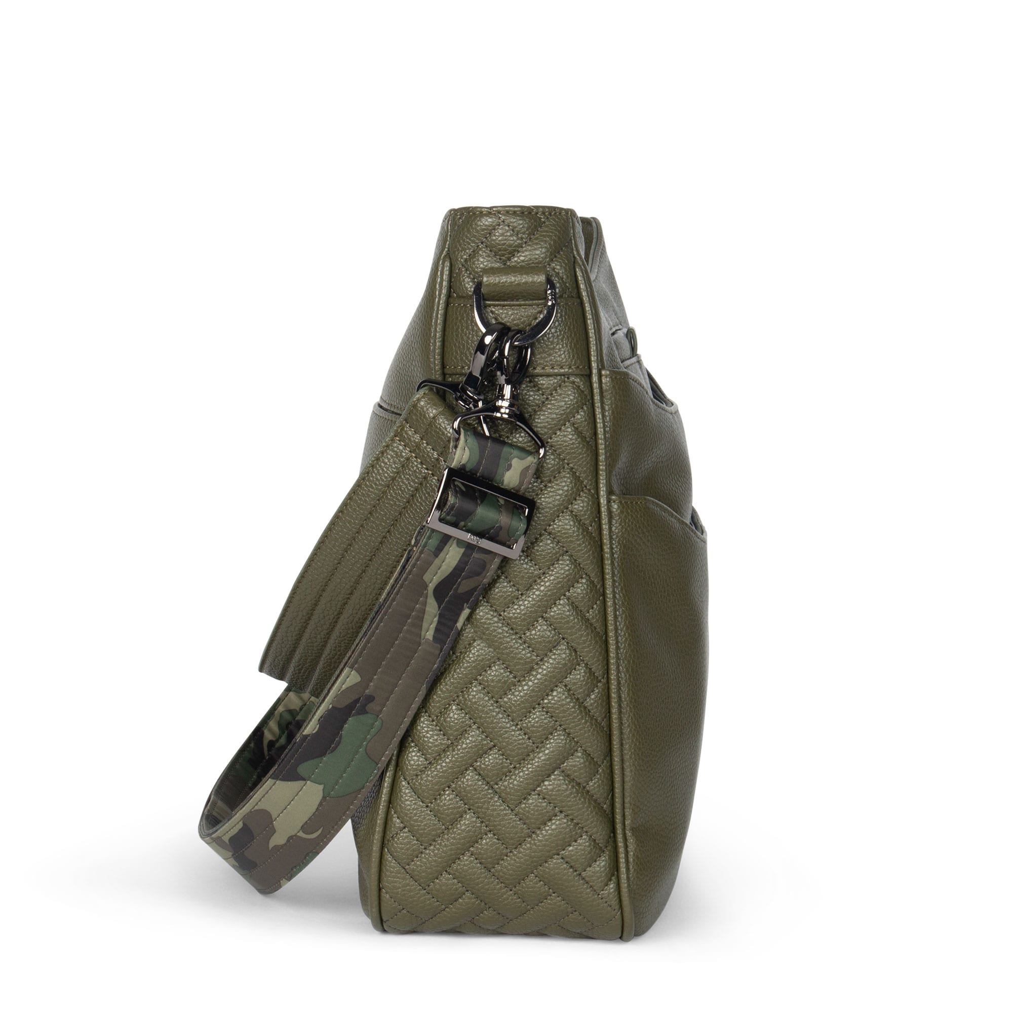 Cable Car Classic VL Crossbody Bag - OLIVE GREEN CAMO GREEN STRAP - Cablecar_OliveGreen_CamoGreenStrap__03