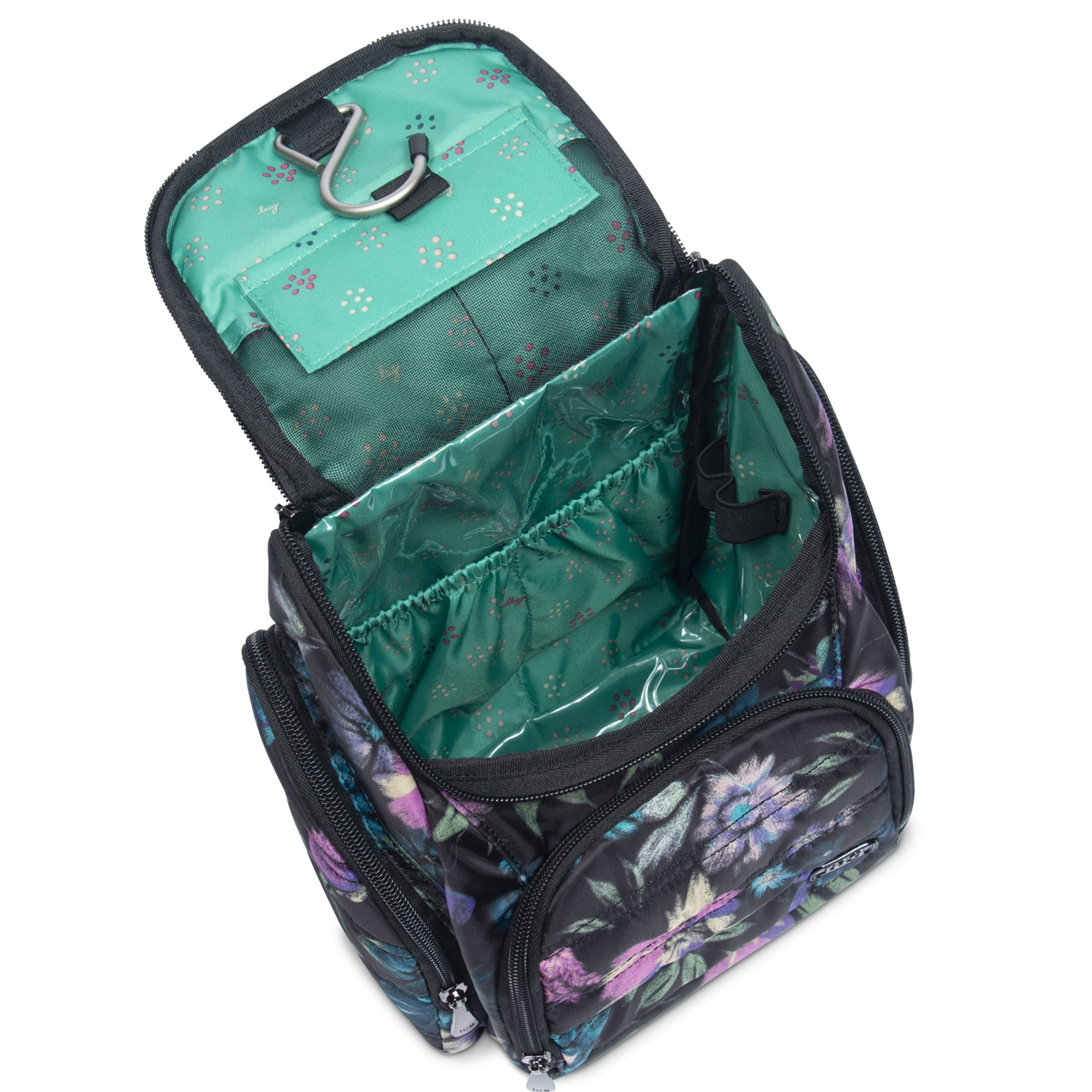 Caddy Toiletry Case - BLOOM BLACK - Caddy_BloomBlack_05