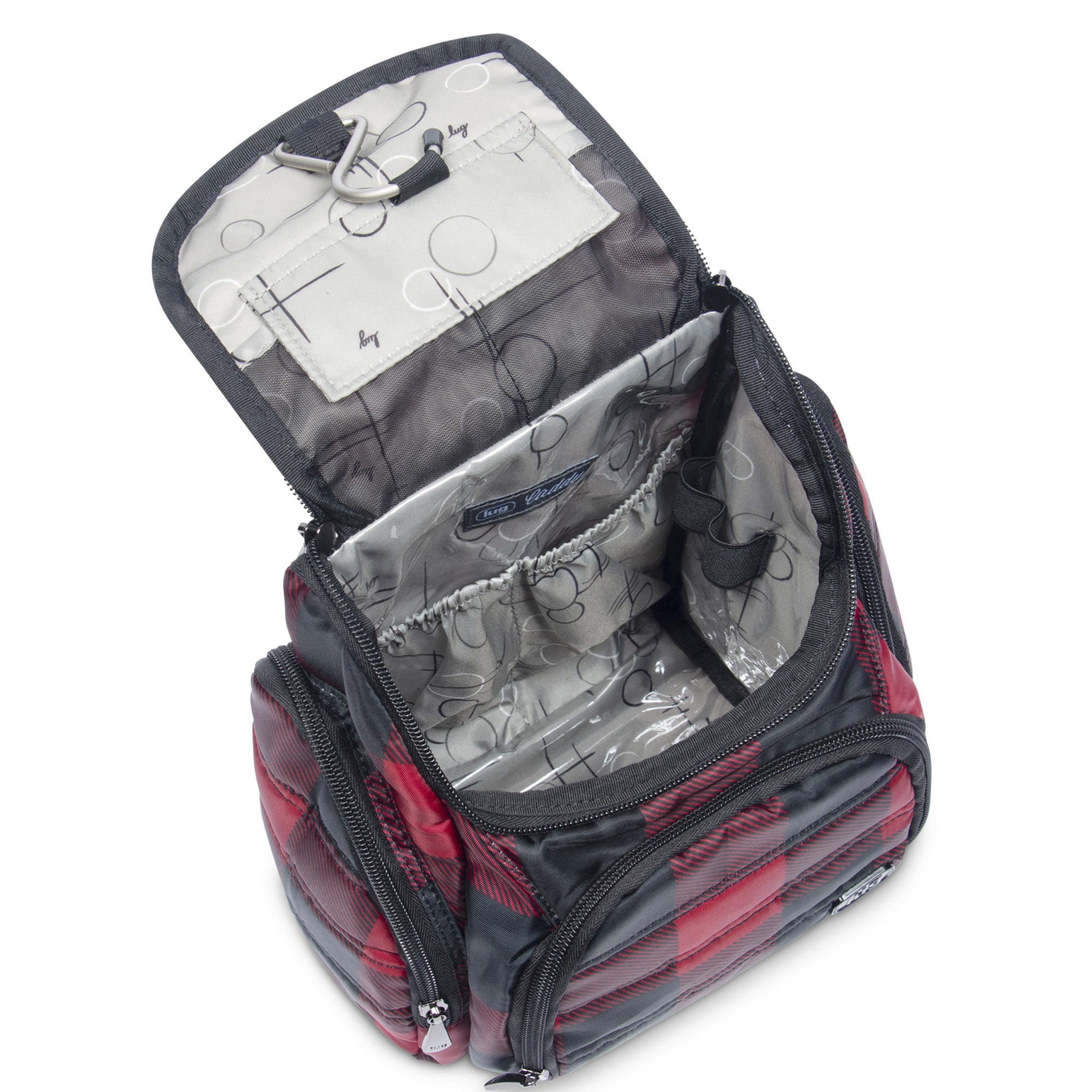 Caddy Toiletry Case - BUFFALO CHECK RED - Caddy_BuffaloCheckRed_05