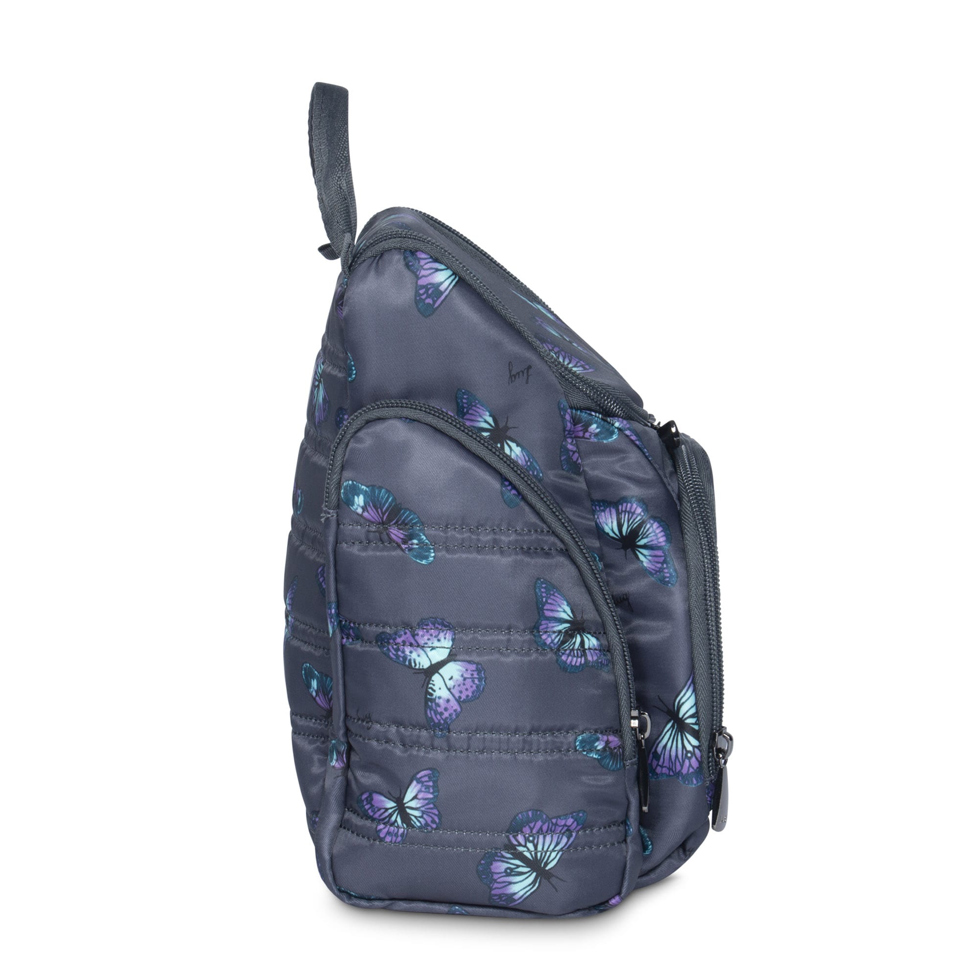 Caddy Toiletry Case - BUTTERFLY GREY - Caddy_ButterflyGrey_03