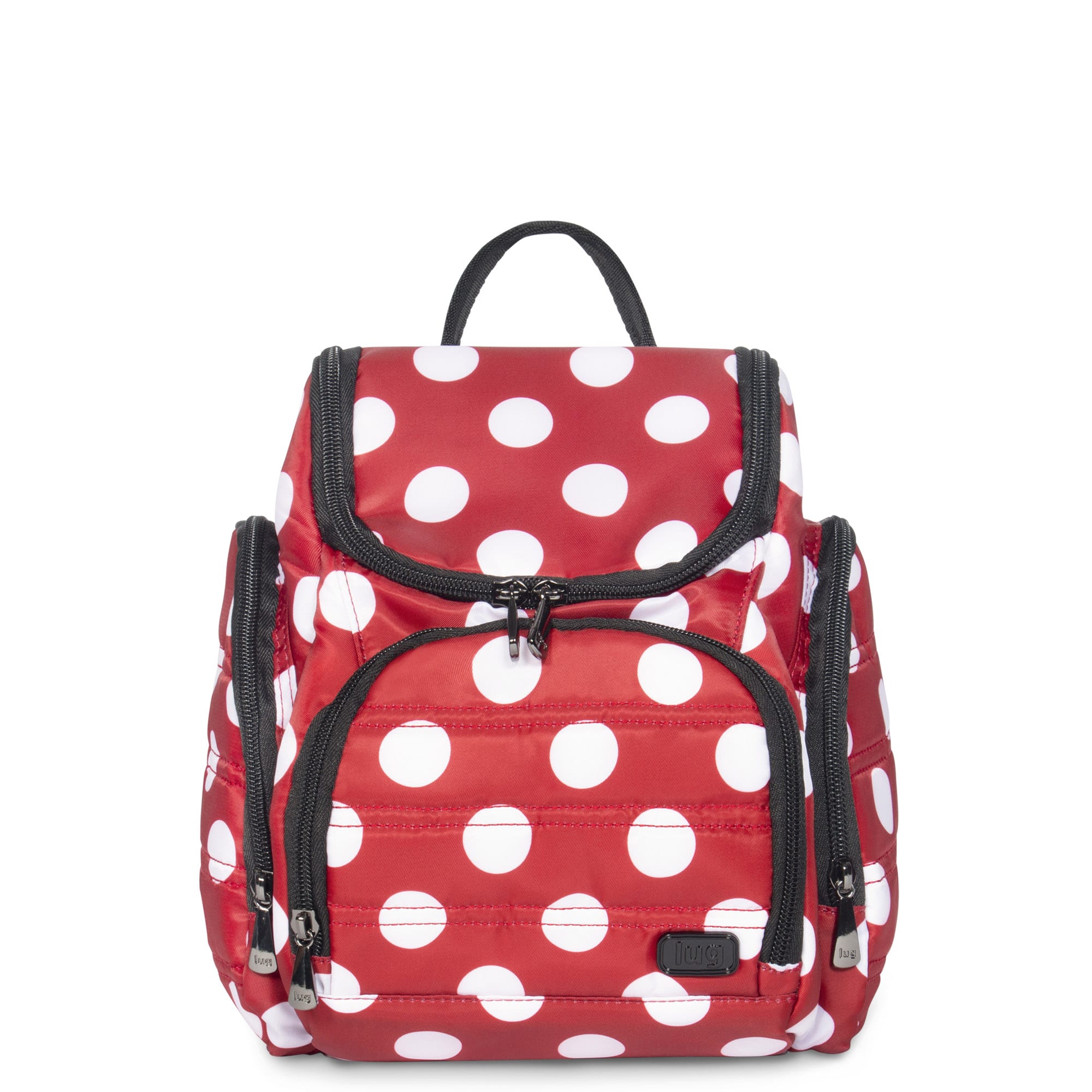 Caddy Toiletry Case - CRIMSON LARGE DOT - Caddy_CrimsonLGDot_01
