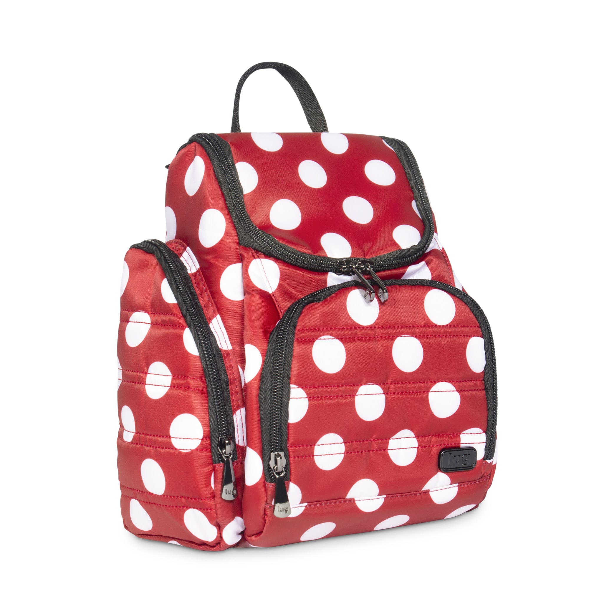 Caddy Toiletry Case - CRIMSON LARGE DOT - Caddy_CrimsonLGDot_02