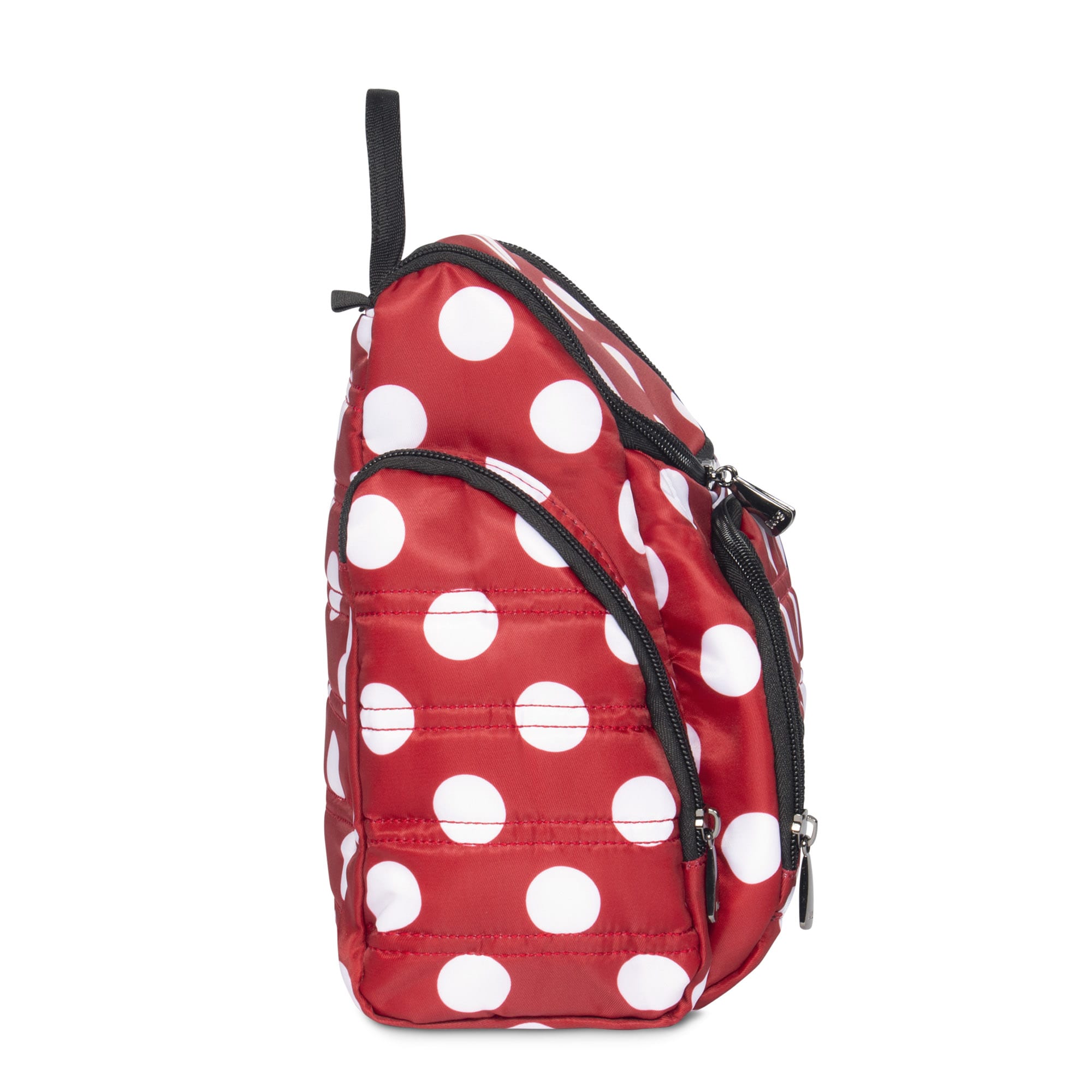 Caddy Toiletry Case - CRIMSON LARGE DOT - Caddy_CrimsonLGDot_03