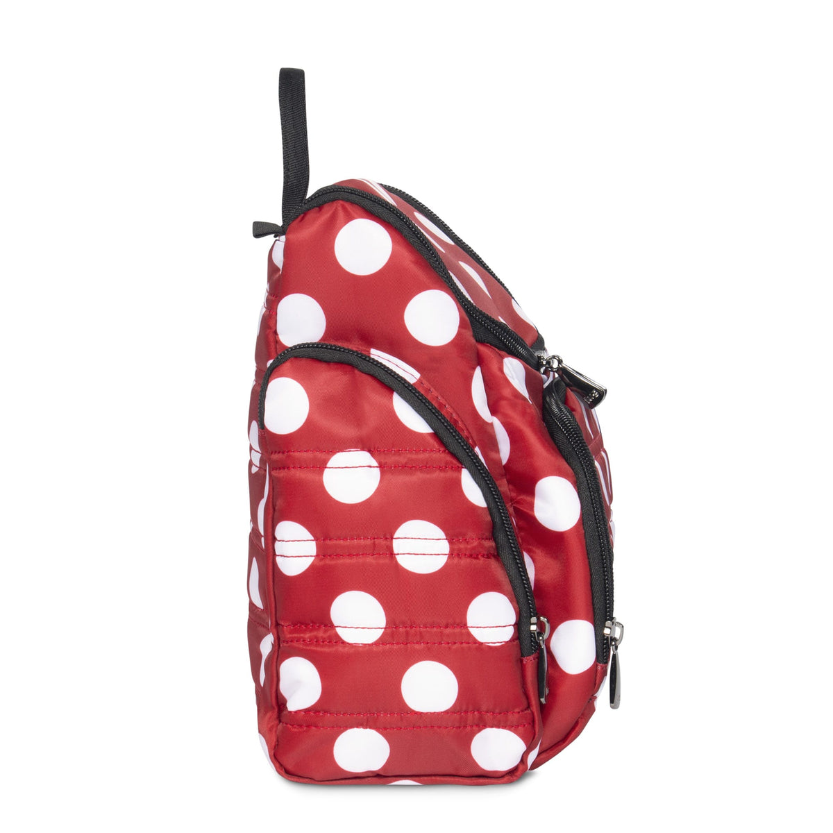 Caddy Toiletry Case - CRIMSON LARGE DOT - Caddy_CrimsonLGDot_03