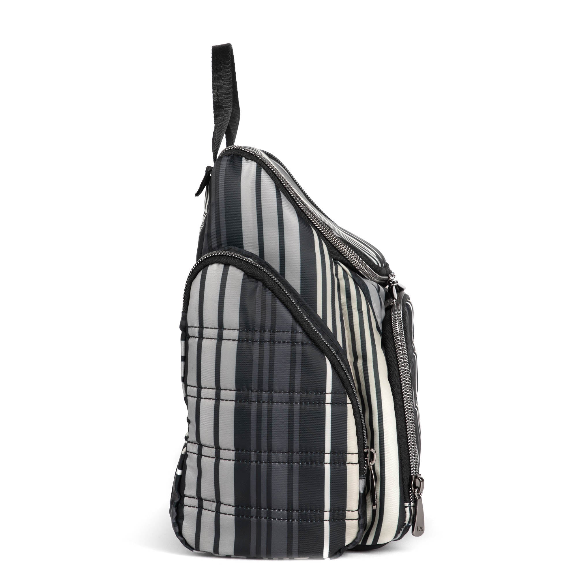 Caddy Toiletry Case - LOVE STRIPE BLACK - Caddy_LoveStripeBlack_03