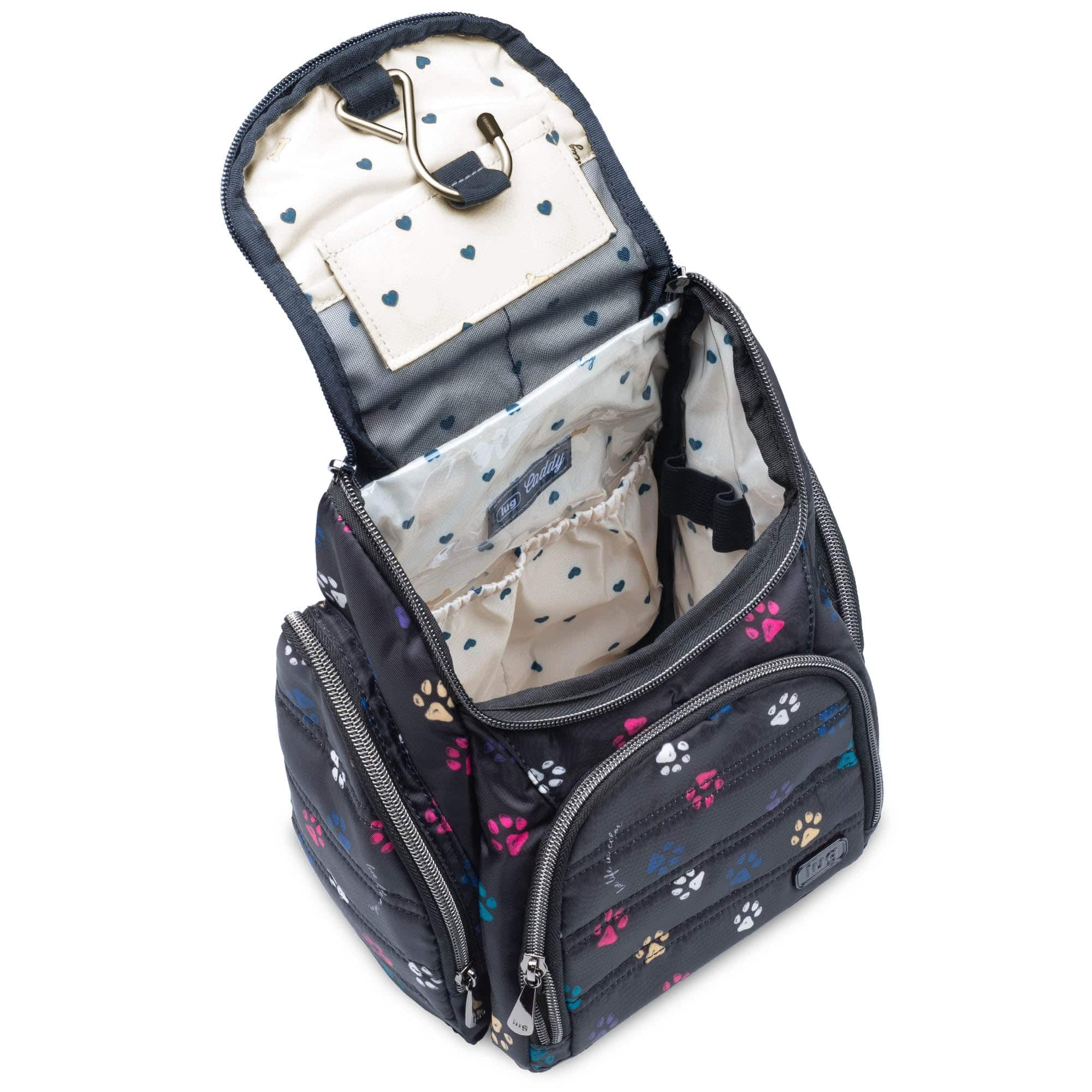 Caddy Toiletry Case - PAWS BLACK - Caddy_PawsBlack_05