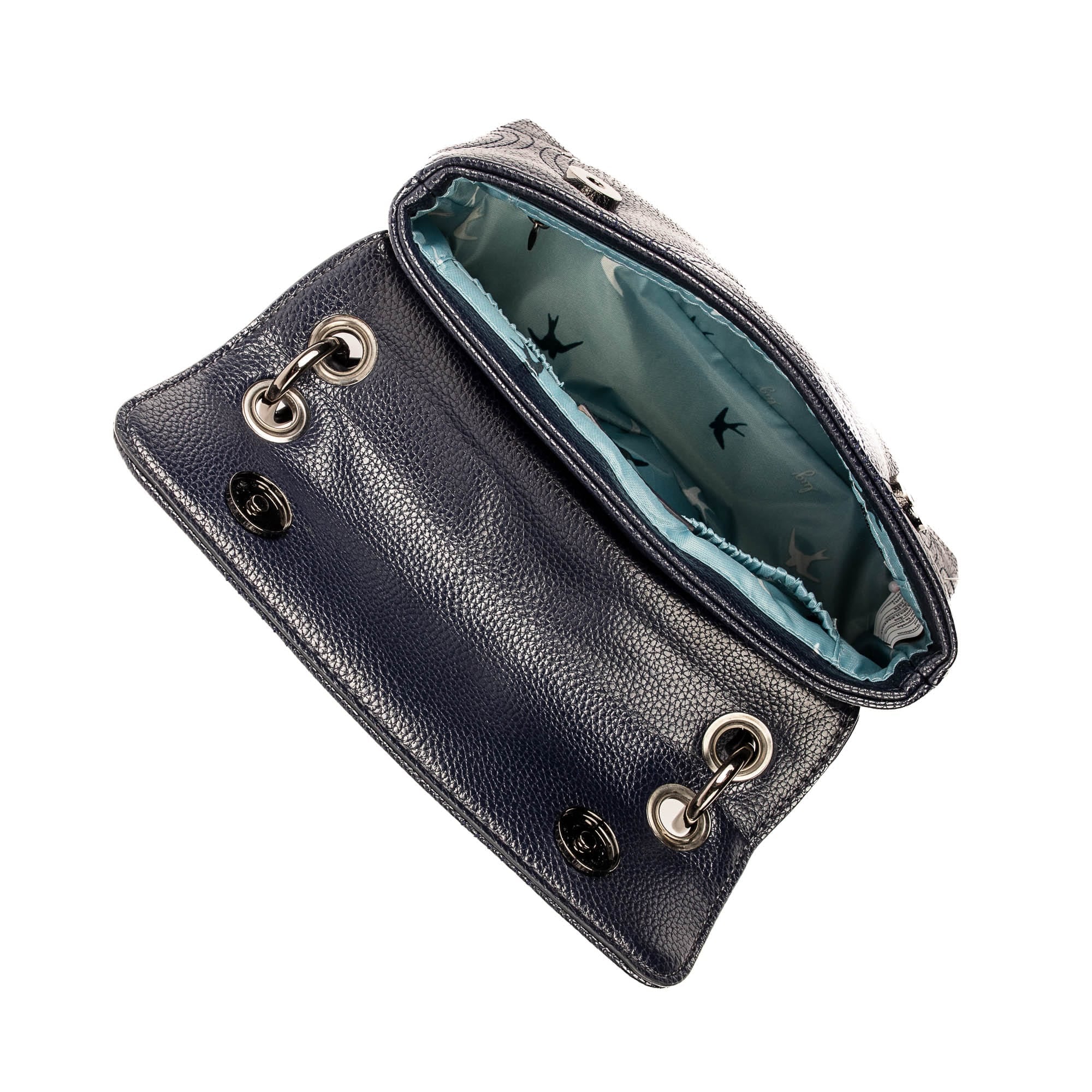 Cadence Mini Classic VL Crossbody Bag - NAVY - CadenceVL_Navy_05