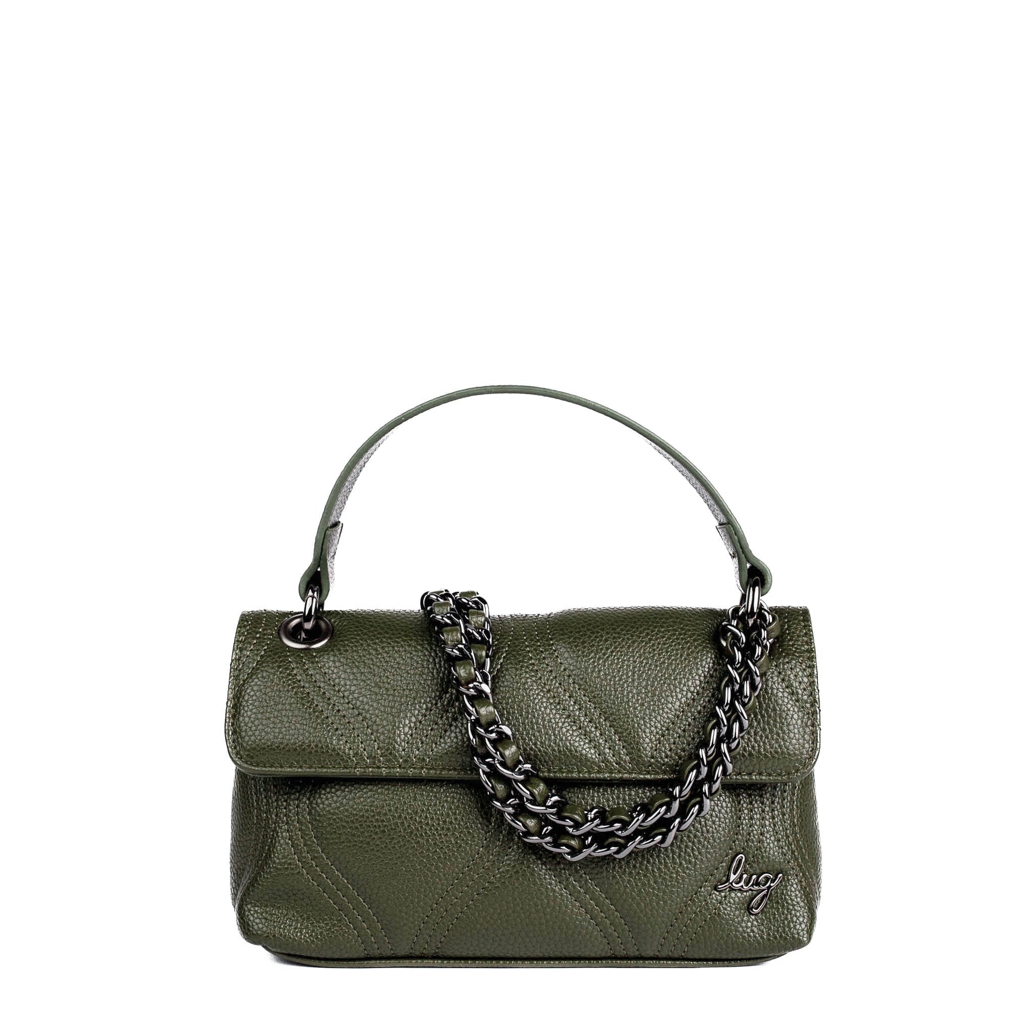 Cadence Mini Classic VL Crossbody Bag - OLIVE - CadenceVL_Olive_01