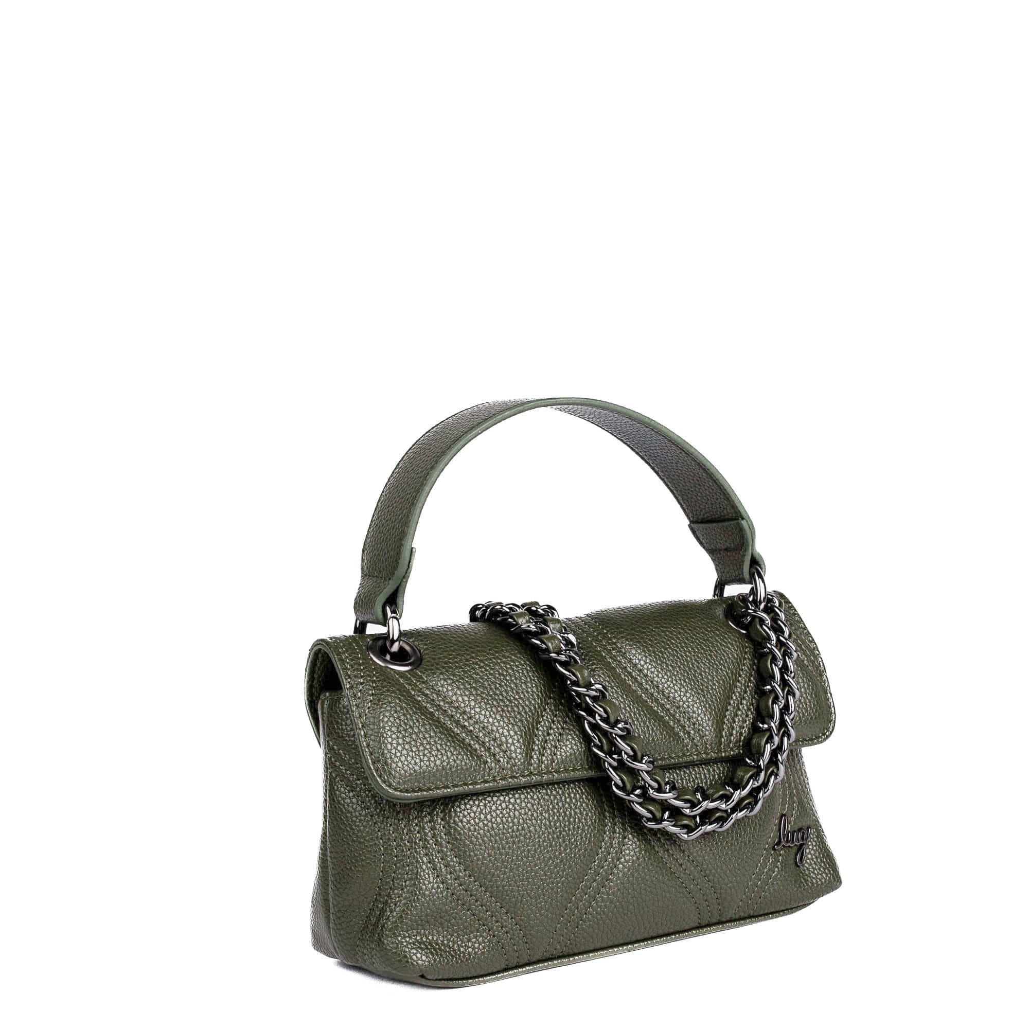 Cadence Mini Classic VL Crossbody Bag - OLIVE - CadenceVL_Olive_02