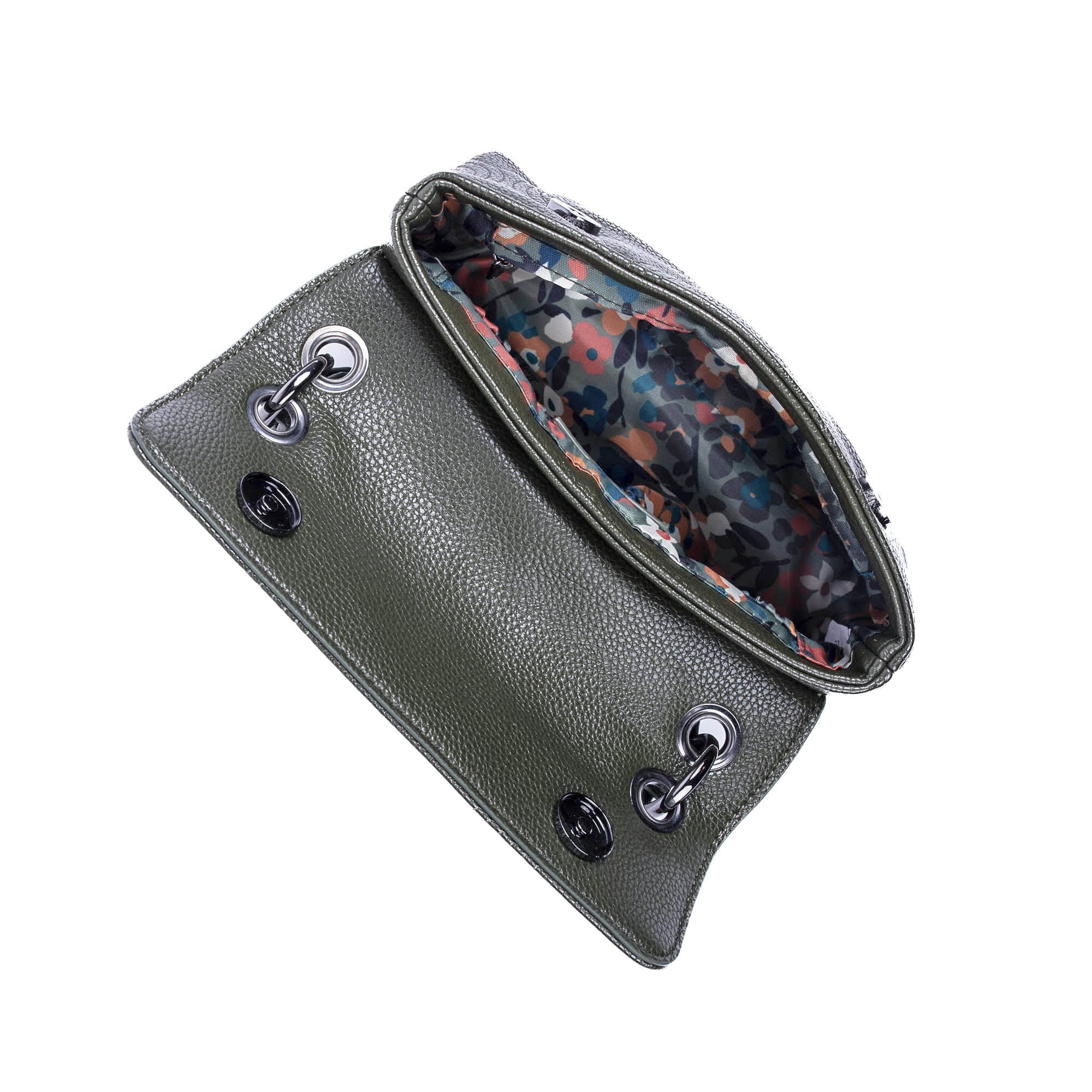 Cadence Mini Classic VL Crossbody Bag - OLIVE - CadenceVL_Olive_05