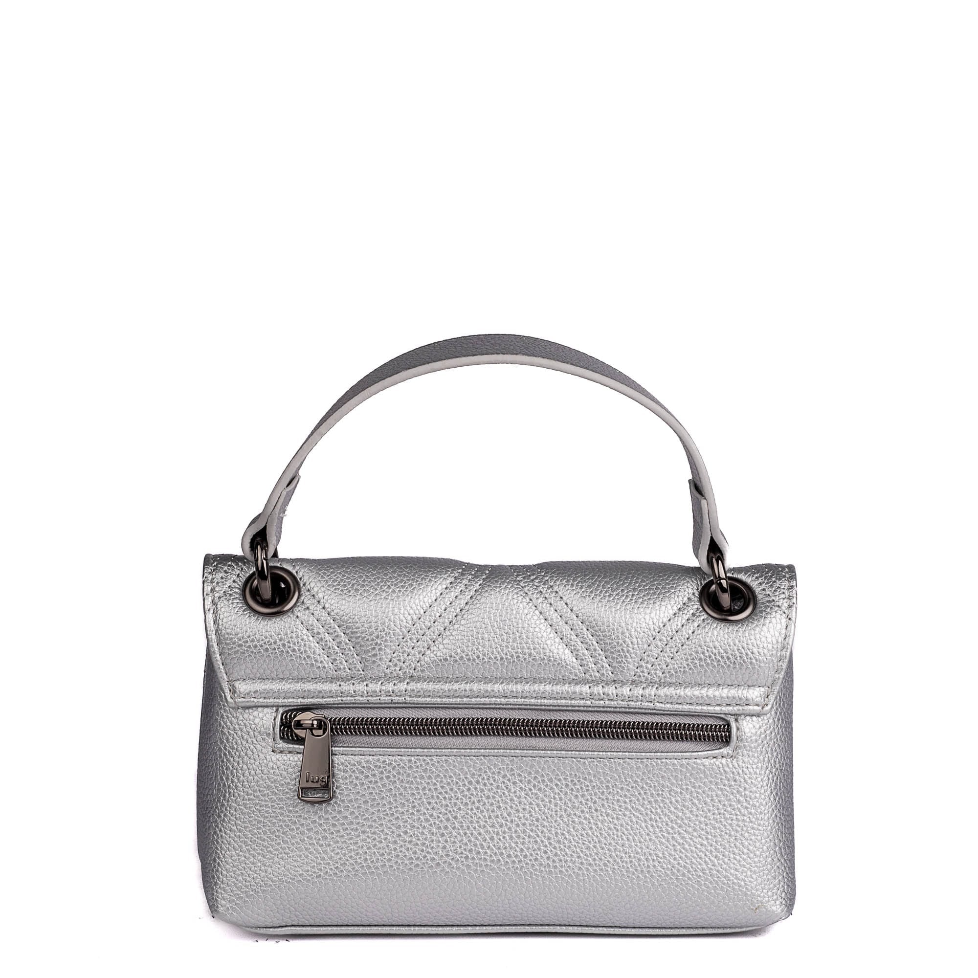 Cadence Mini Classic VL Crossbody Bag - SILVER - CadenceVL_Silver_04