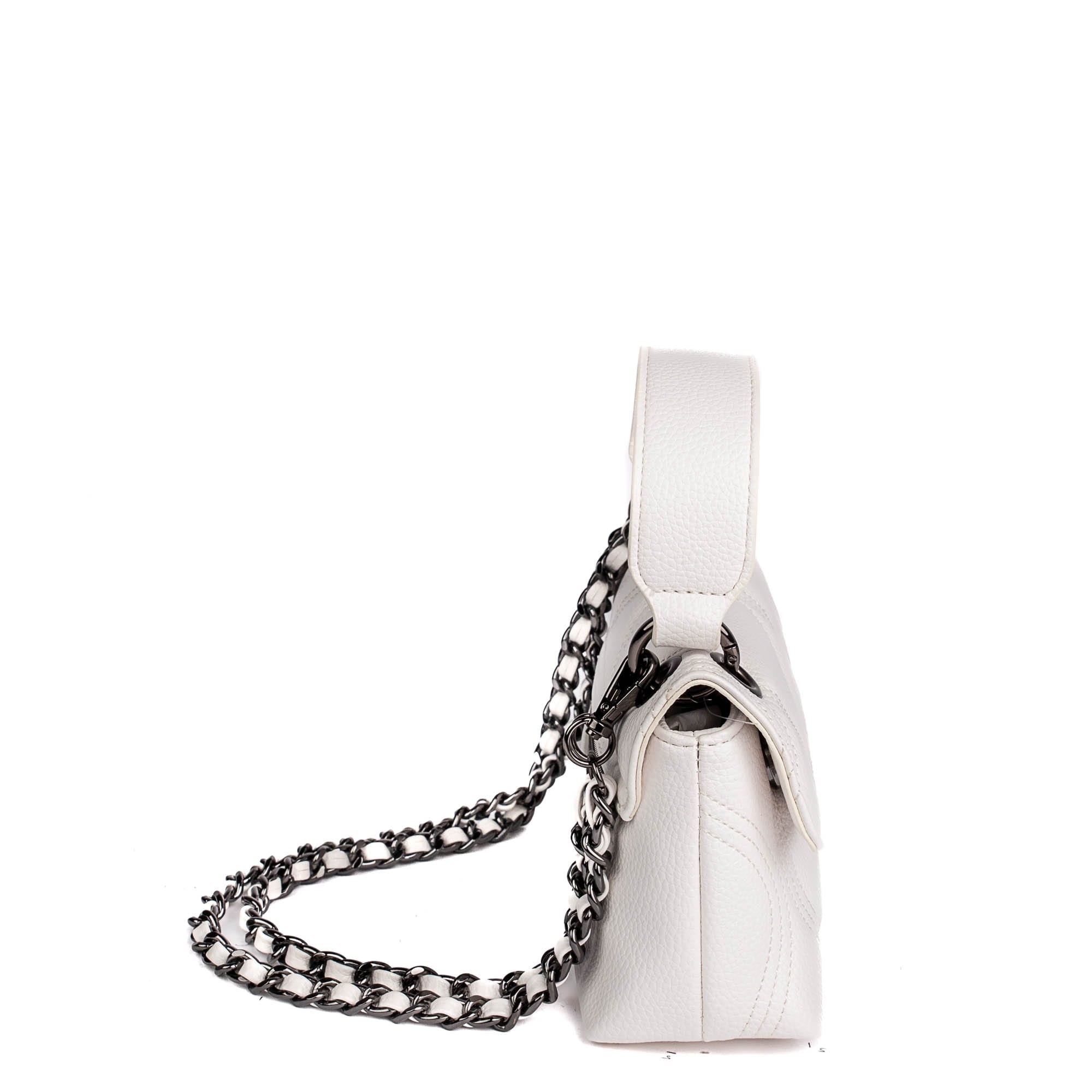 Cadence Mini Classic VL Crossbody Bag - WHITE - CadenceVL_White_03