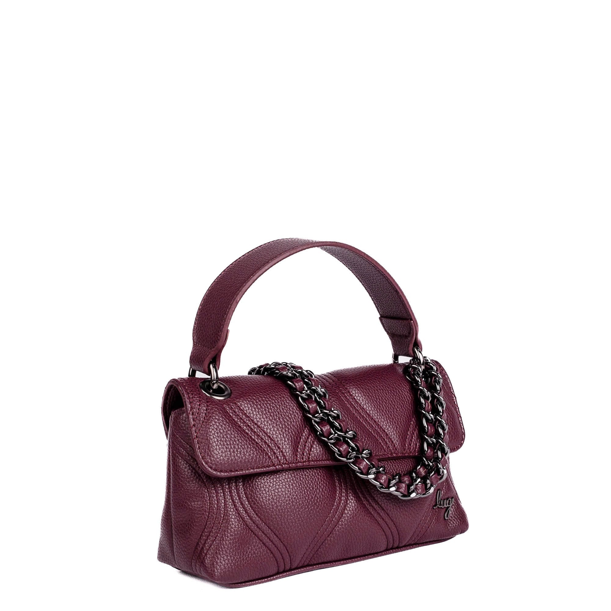 Cadence Mini Classic VL Crossbody Bag - WINE - CadenceVL_Wine_02