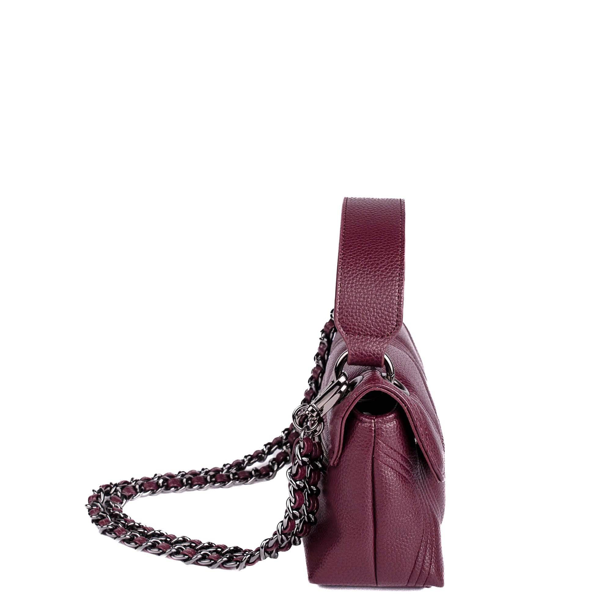 Cadence Mini Classic VL Crossbody Bag - WINE - CadenceVL_Wine_03