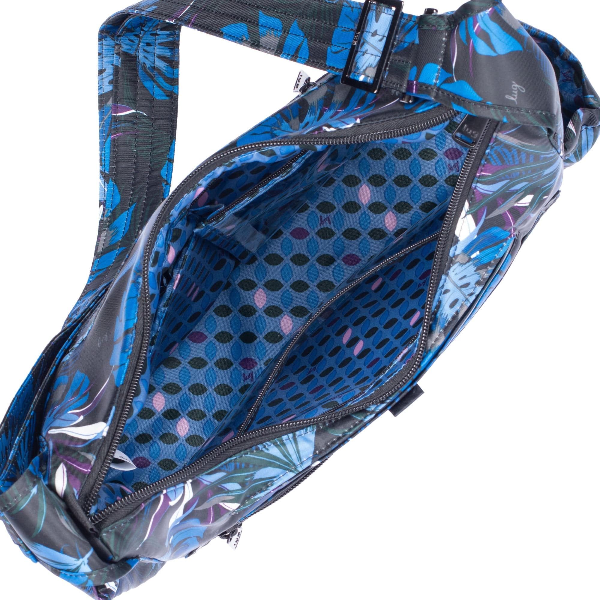 Camper 3 Shoulder Bag - BOTANICAL BLACK - Camper3_BotanicalBlack_05