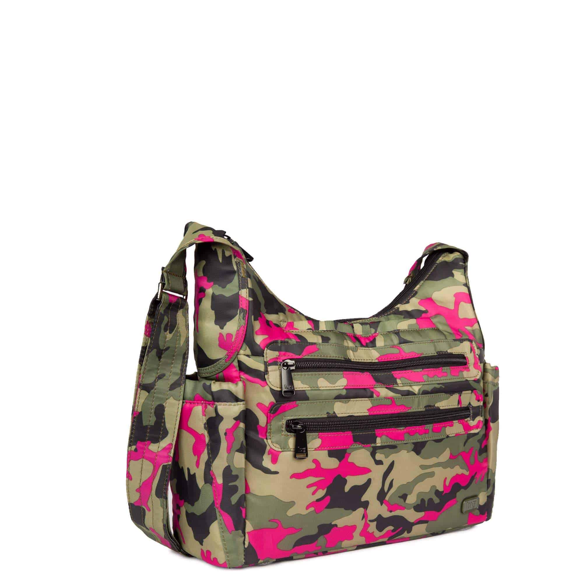 Camper 3 Shoulder Bag - SHIMMER WINE - Camper3_CamoOrchid_02