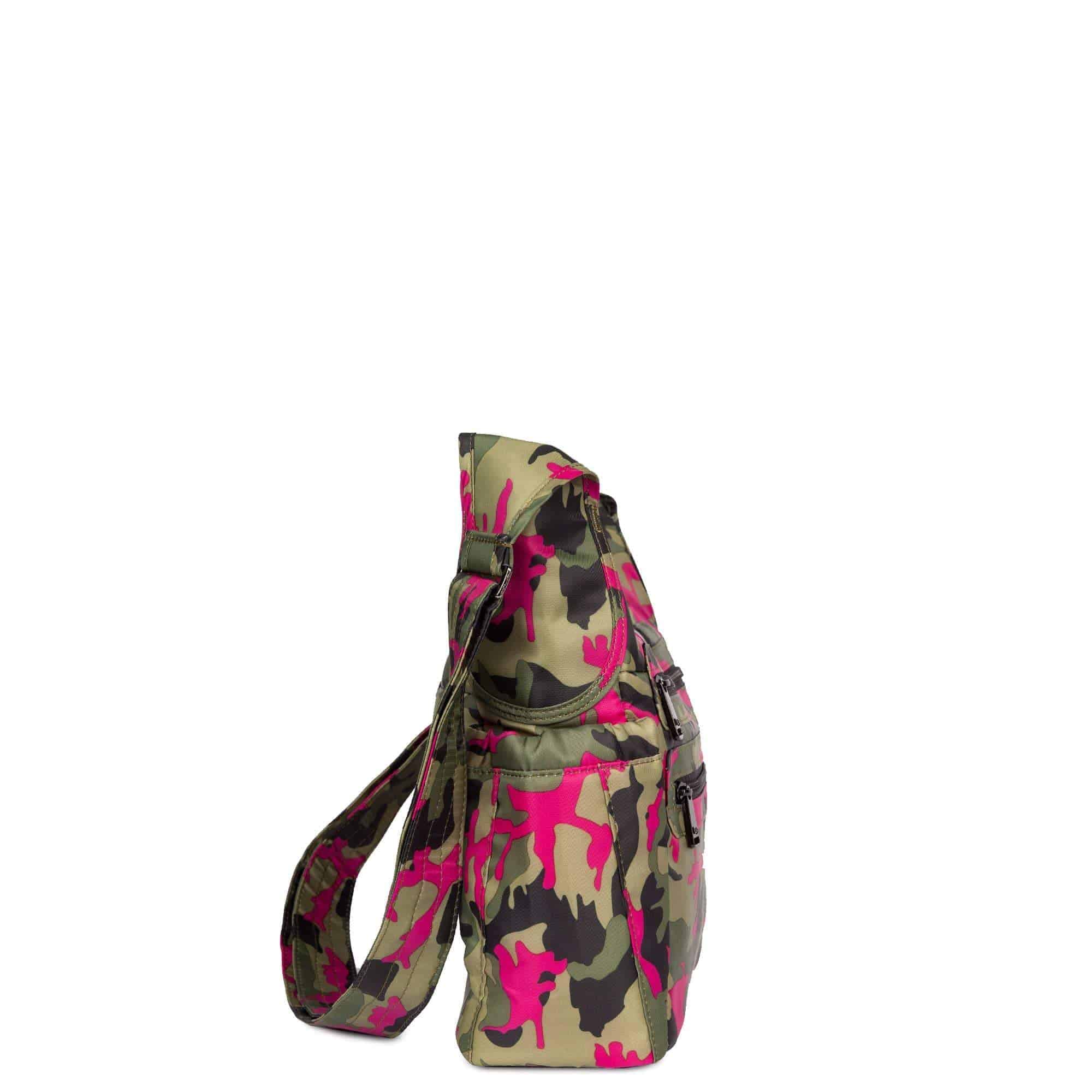 Camper 3 Shoulder Bag - SHIMMER WINE - Camper3_CamoOrchid_03