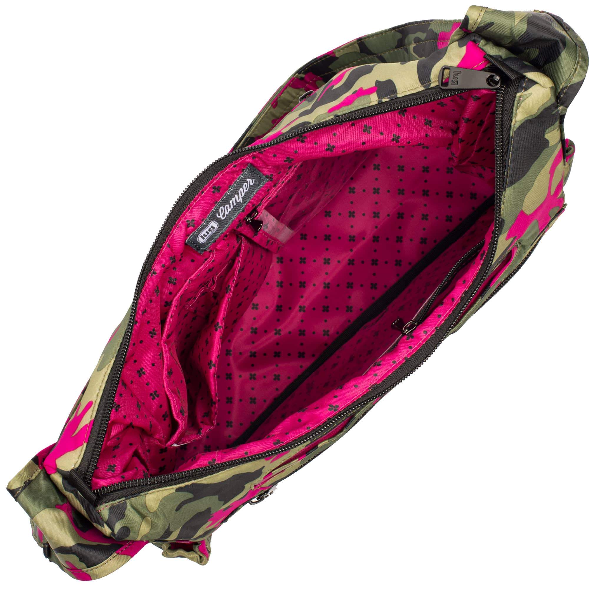 Camper 3 Shoulder Bag - SHIMMER WINE - Camper3_CamoOrchid_05