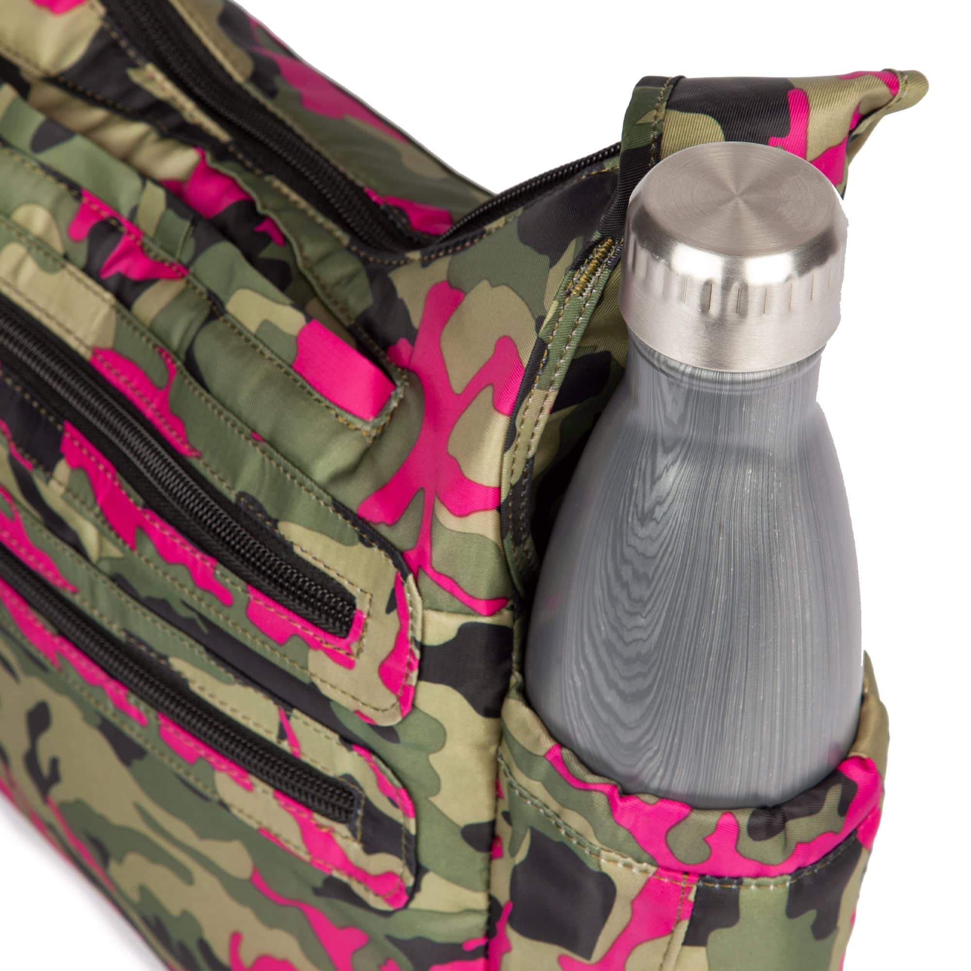 Camper 3 Shoulder Bag - SHIMMER WINE - Camper3_CamoOrchid_06