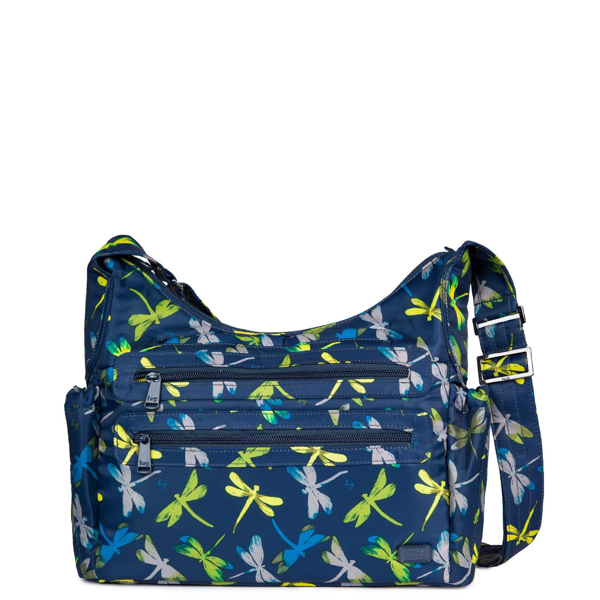 Camper 3 Shoulder Bag - SHIMMER WINE - Camper3_DragonflyNavy_01