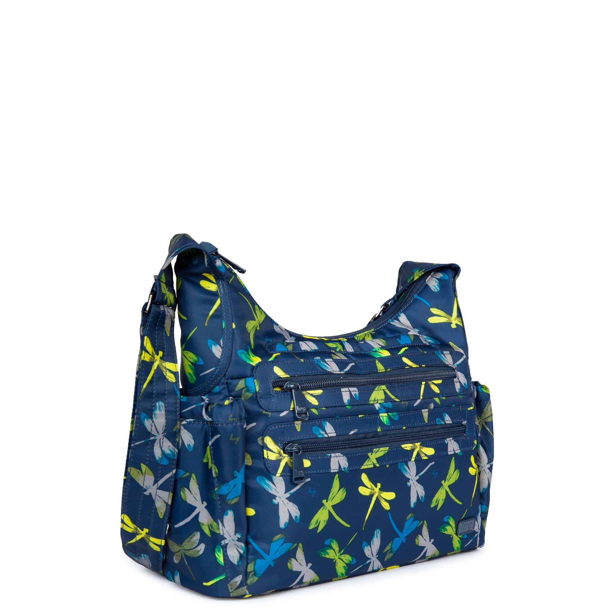 Camper 3 Shoulder Bag - SHIMMER WINE - Camper3_DragonflyNavy_02